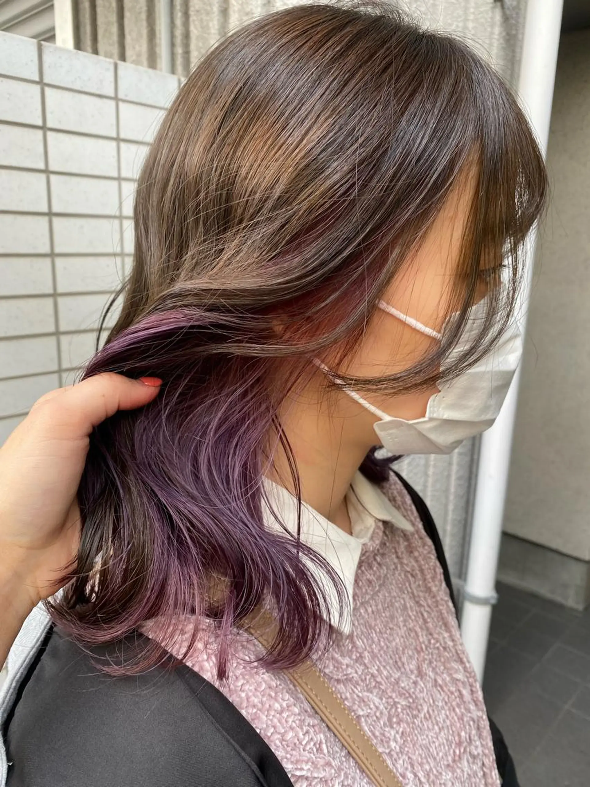 セミロング pepin by merci所属・ari/ヘアセット レイヤーカット✂︎のヘアスタイル