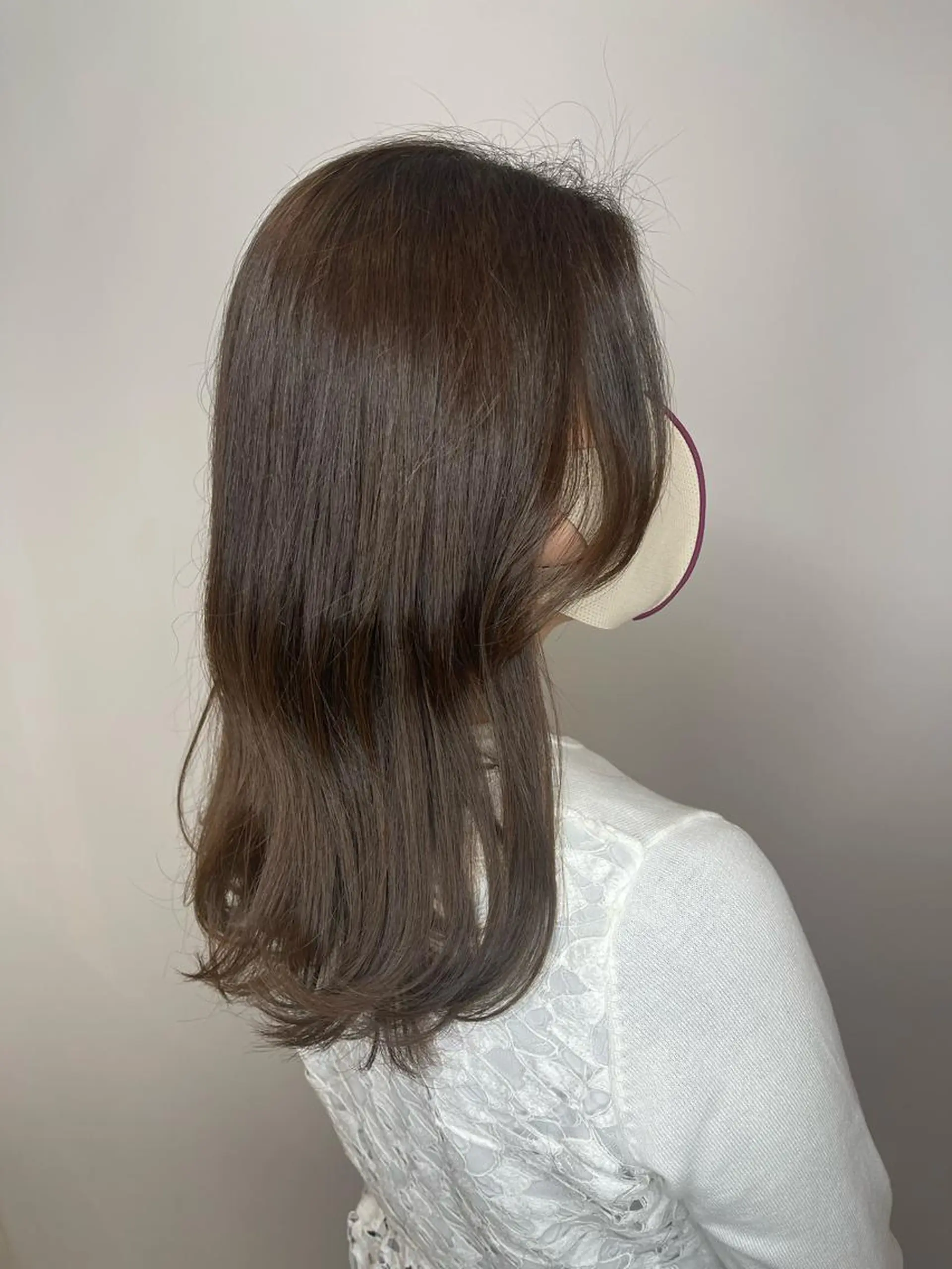 セミロング カラー &chaLme   心斎橋所属・emi/髪質改善/ 韓国風/艶カラーのヘアスタイル