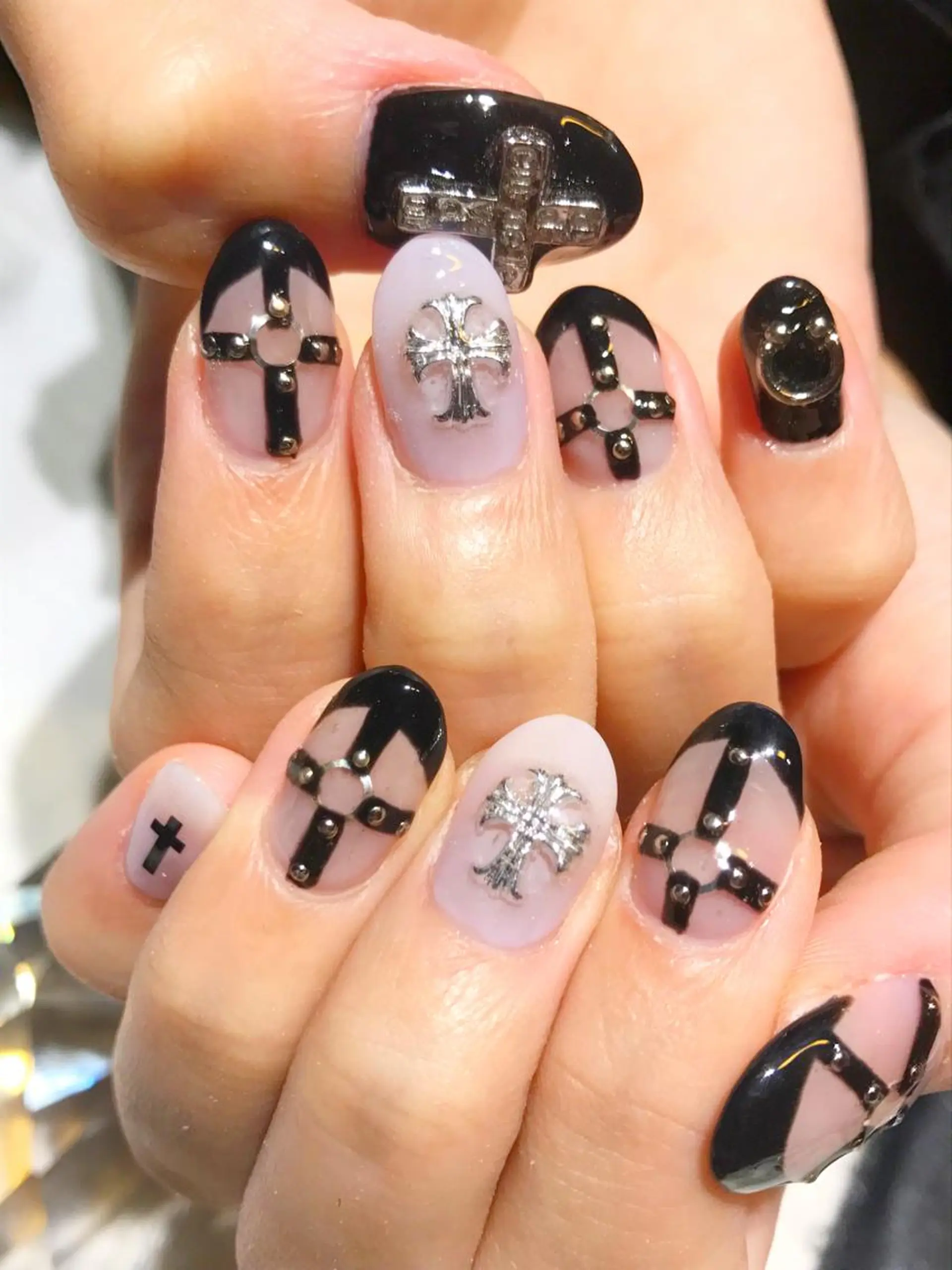 ネイル 長さ出し ジェルネイル スカルプネイル YUN 💅のネイルデザイン