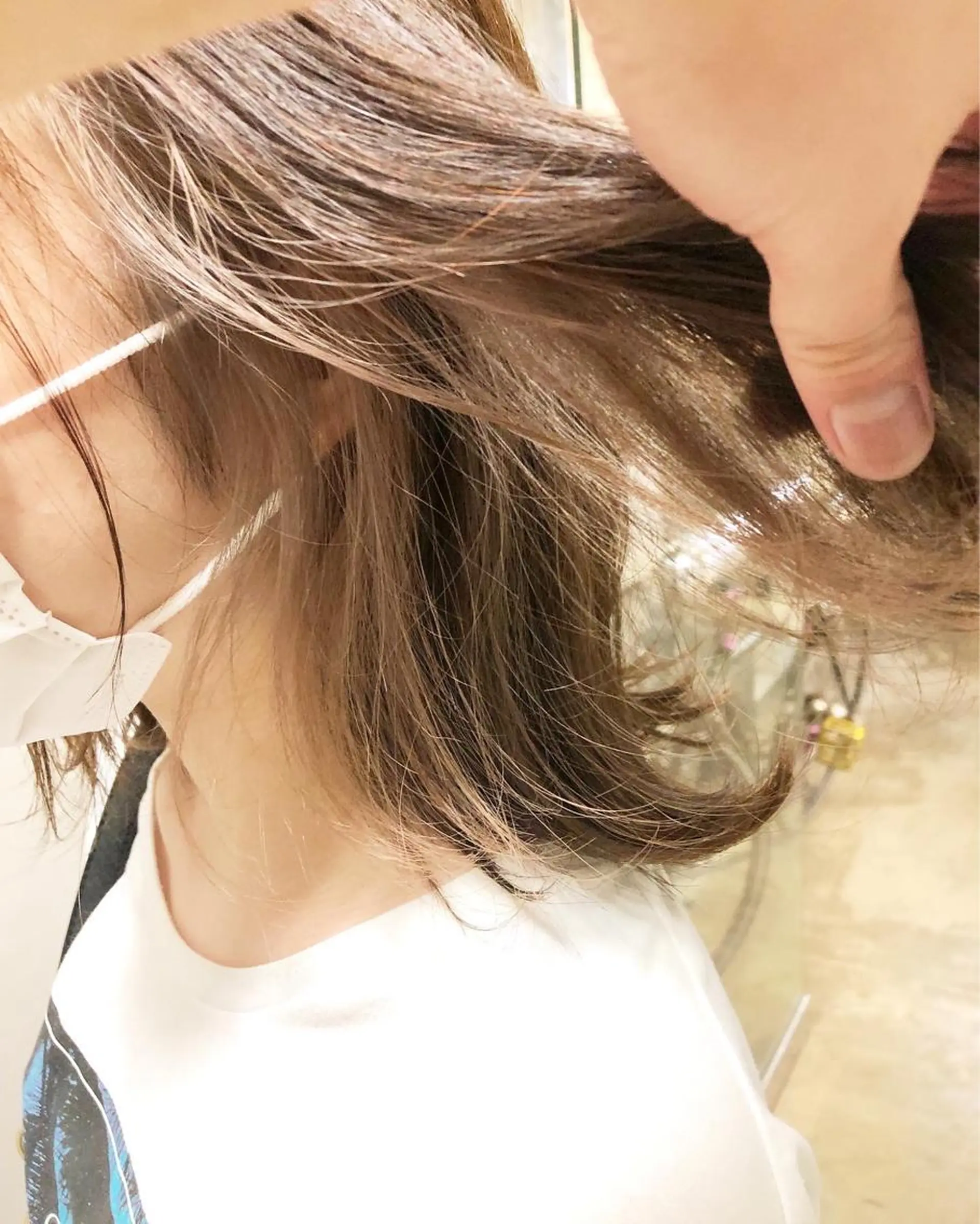 ミディアム カラー ヘアアレンジ ヘアカラー トリートメント ainico+所属・メンズ特化✂️栗原 侑也のヘアスタイル