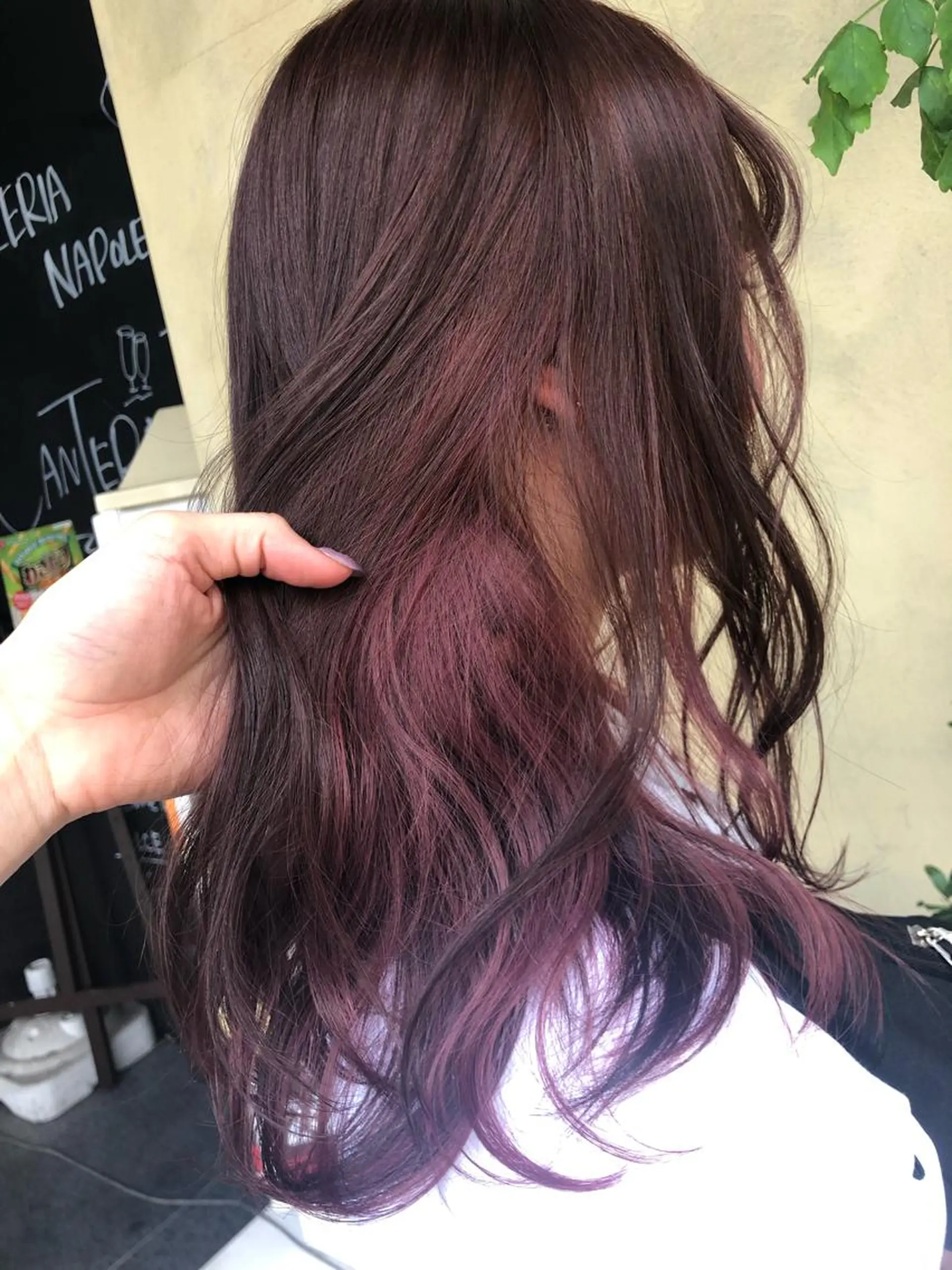 ロング ヘアカラー トリートメント 🧸プルエクステ❤︎ ネイルKAO🧸のヘアスタイル