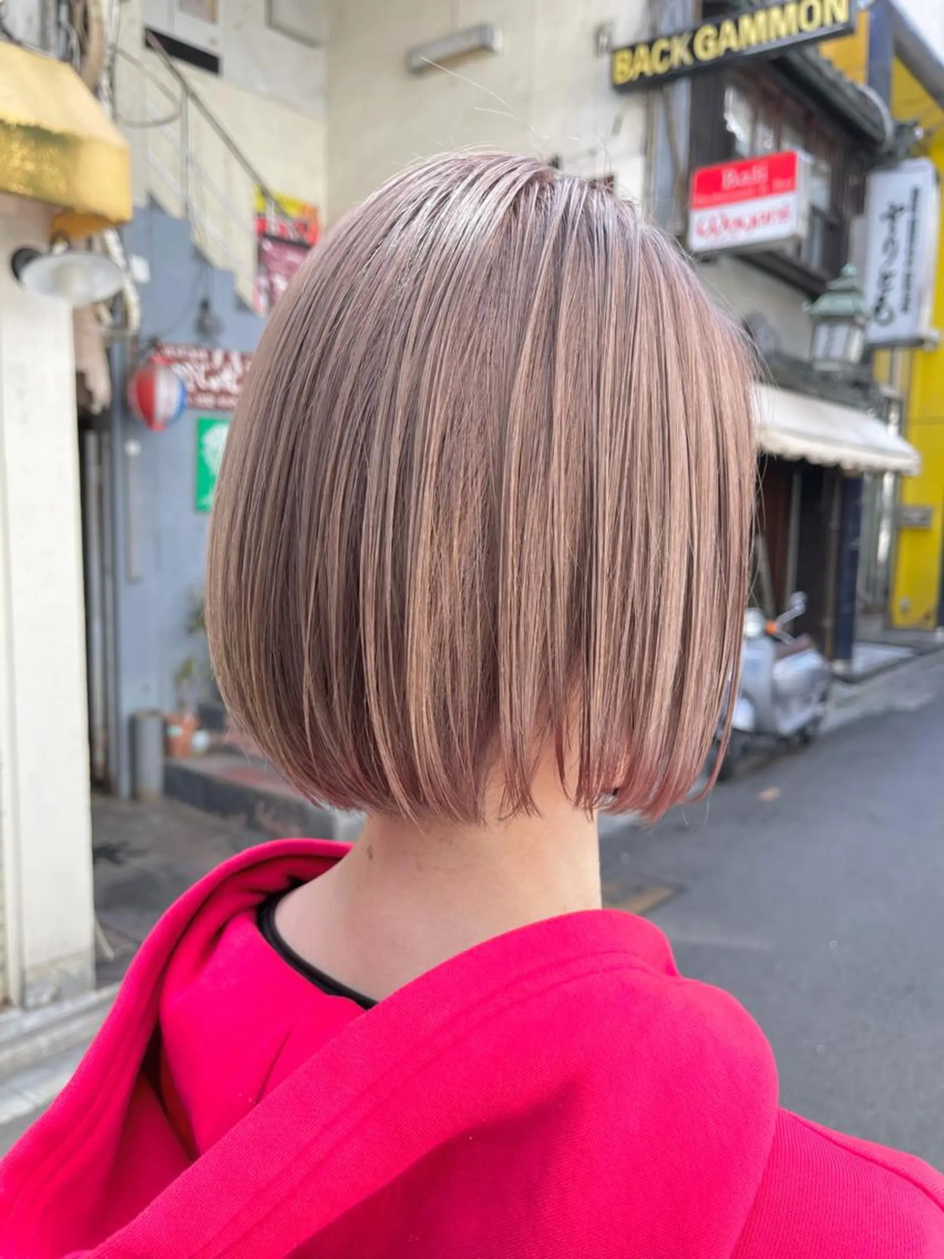 ミディアム カラー Reb_keiji 👑小倉圭司のヘアスタイル