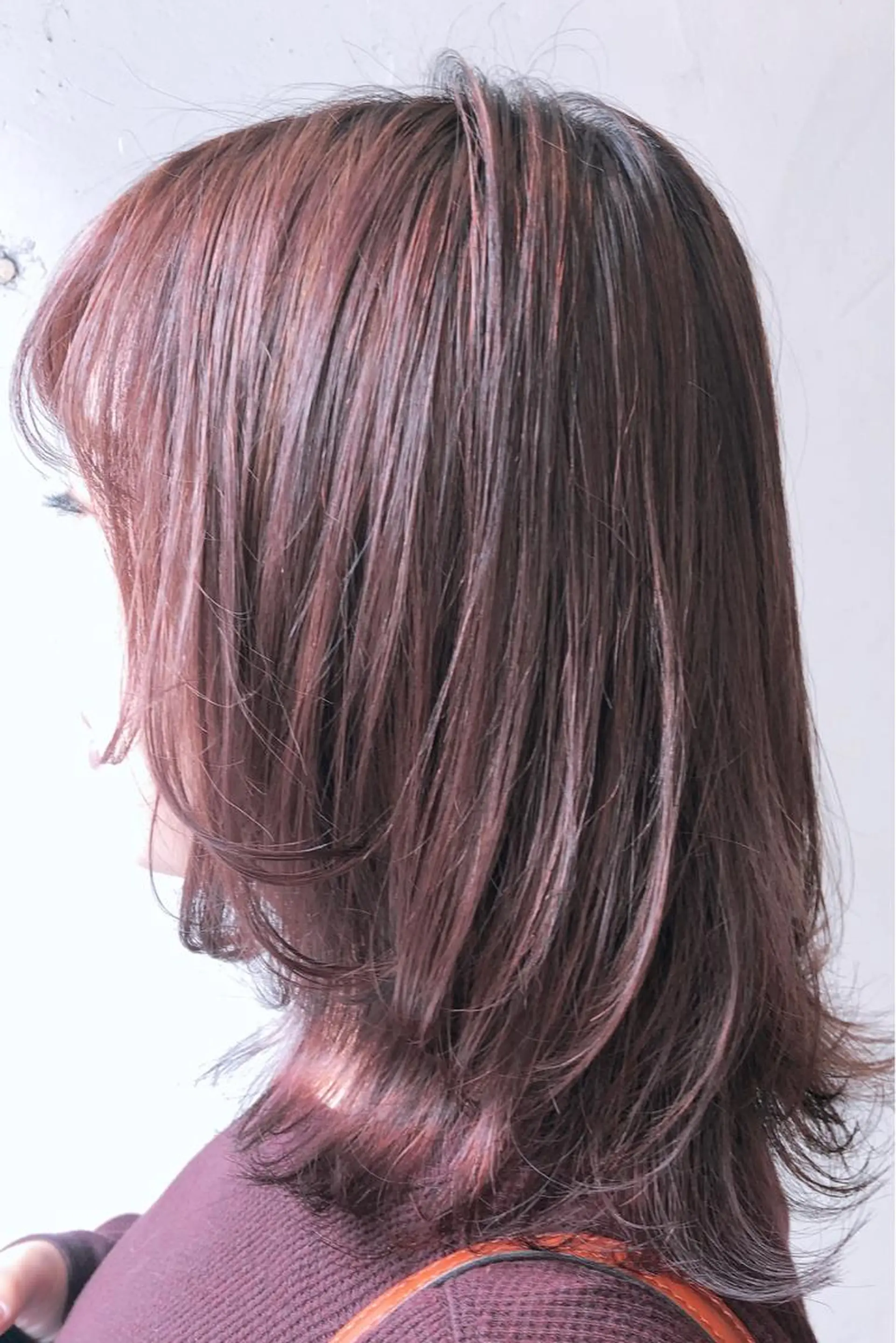 ミディアム カラー ブラウンカラー レイヤーカット ウルフカット ウルフレイヤー 💚 nao💚のヘアスタイル