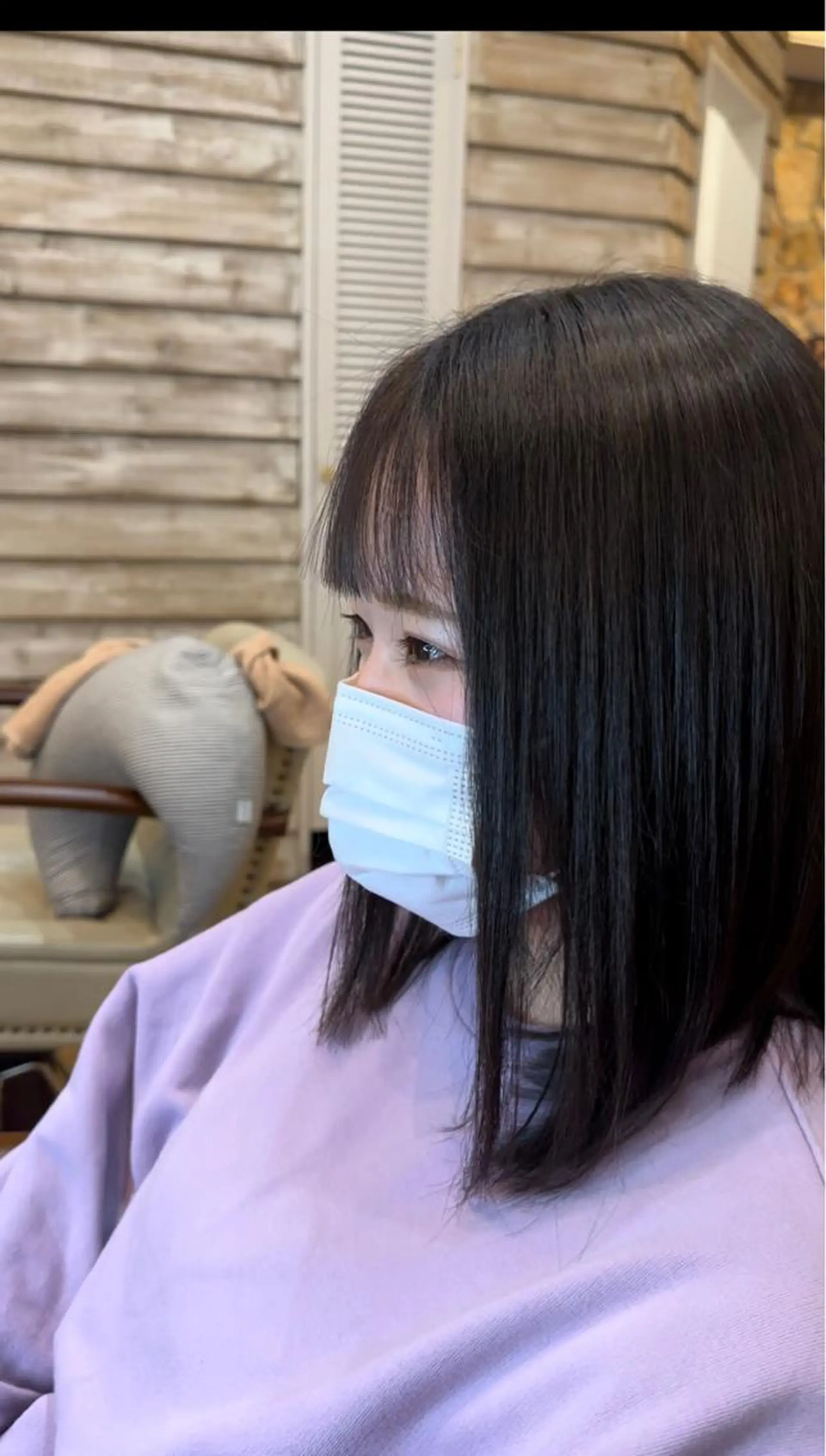 カラー ボブ、レイヤー、 ハイトーン、古淵のヘアスタイル