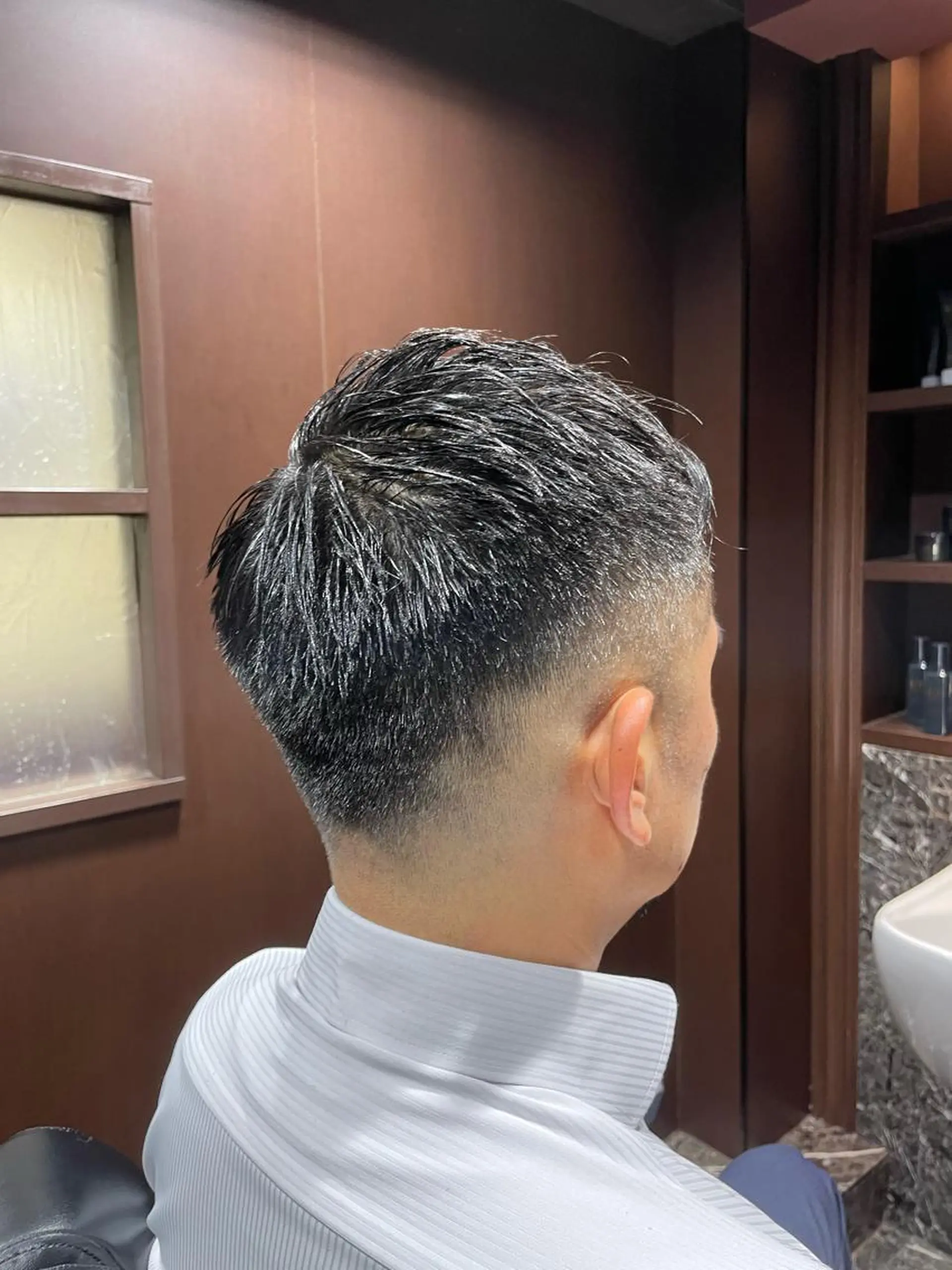 メンズ ヒロ銀座　　バーバーショップ新宿店所属・横尾 太尊ビジネススタイルのヘアスタイル