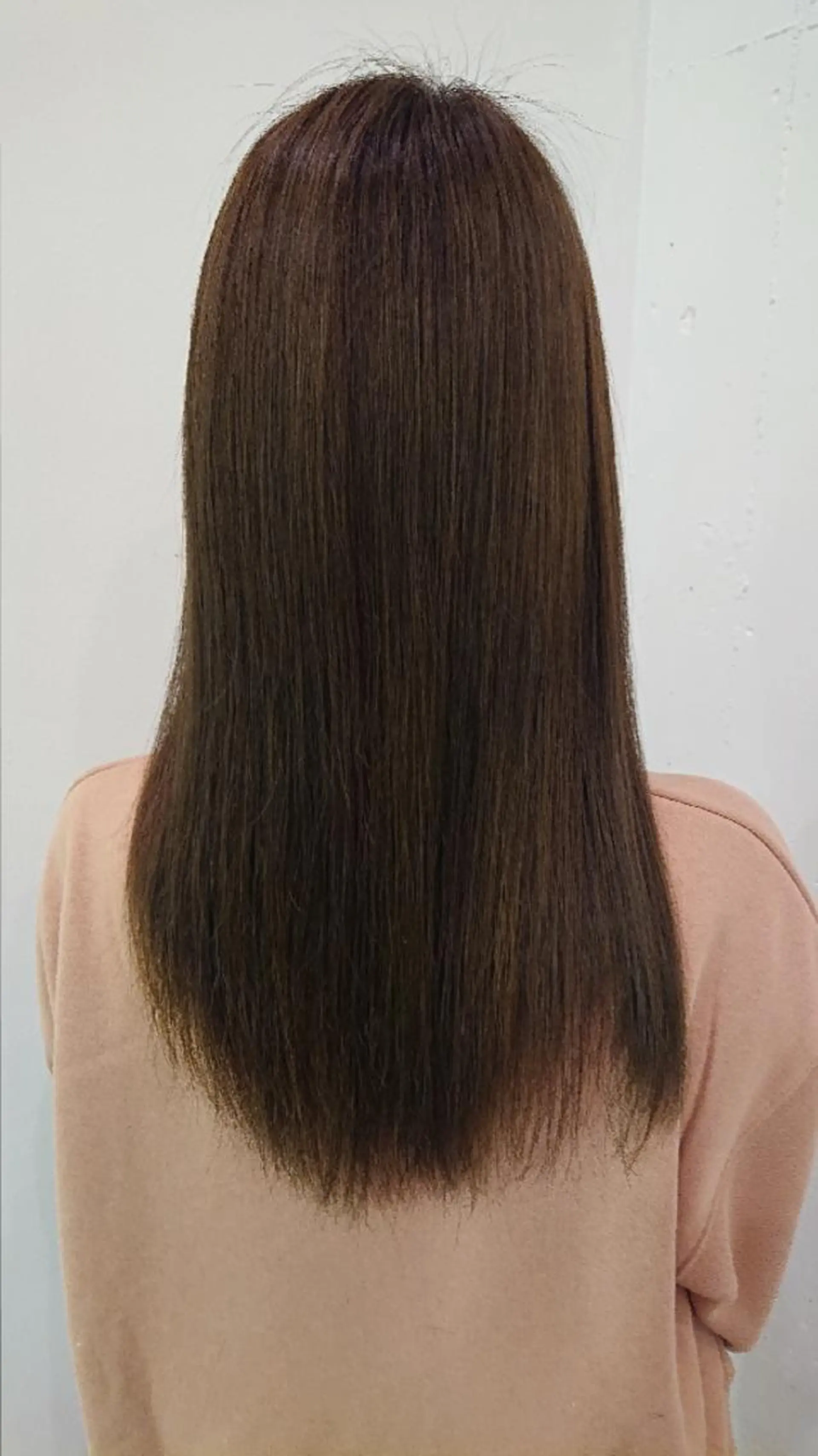 セミロング カラー アッシュ ベージュカラー LINK所属・山口 彩海のヘアスタイル