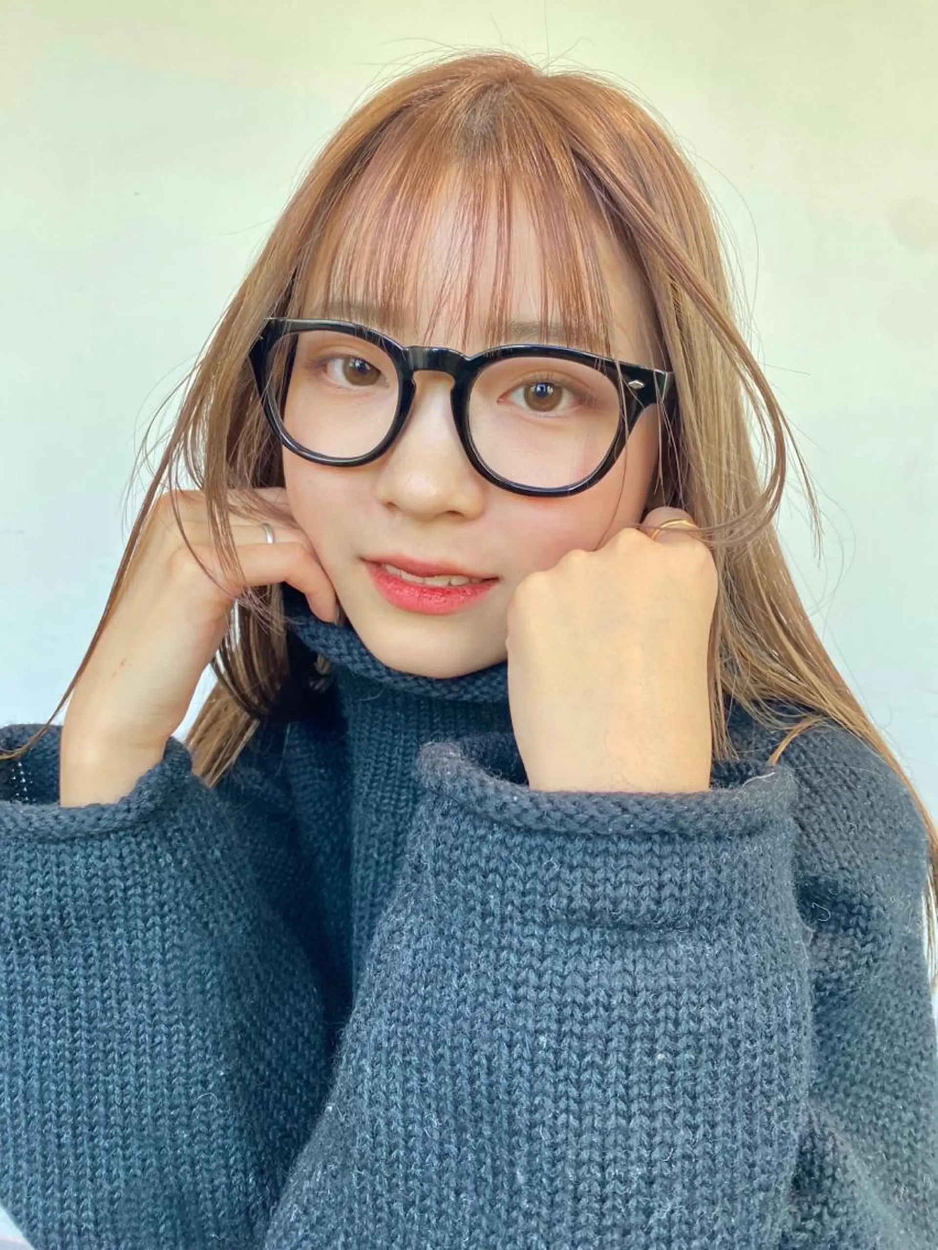 ロング オカモト ケイのヘアスタイル