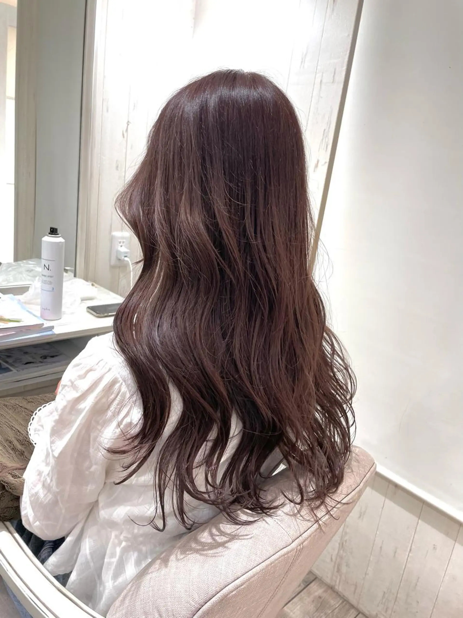 ロング ネモトメイナ🌿‬ 今月末で退職しますのヘアスタイル