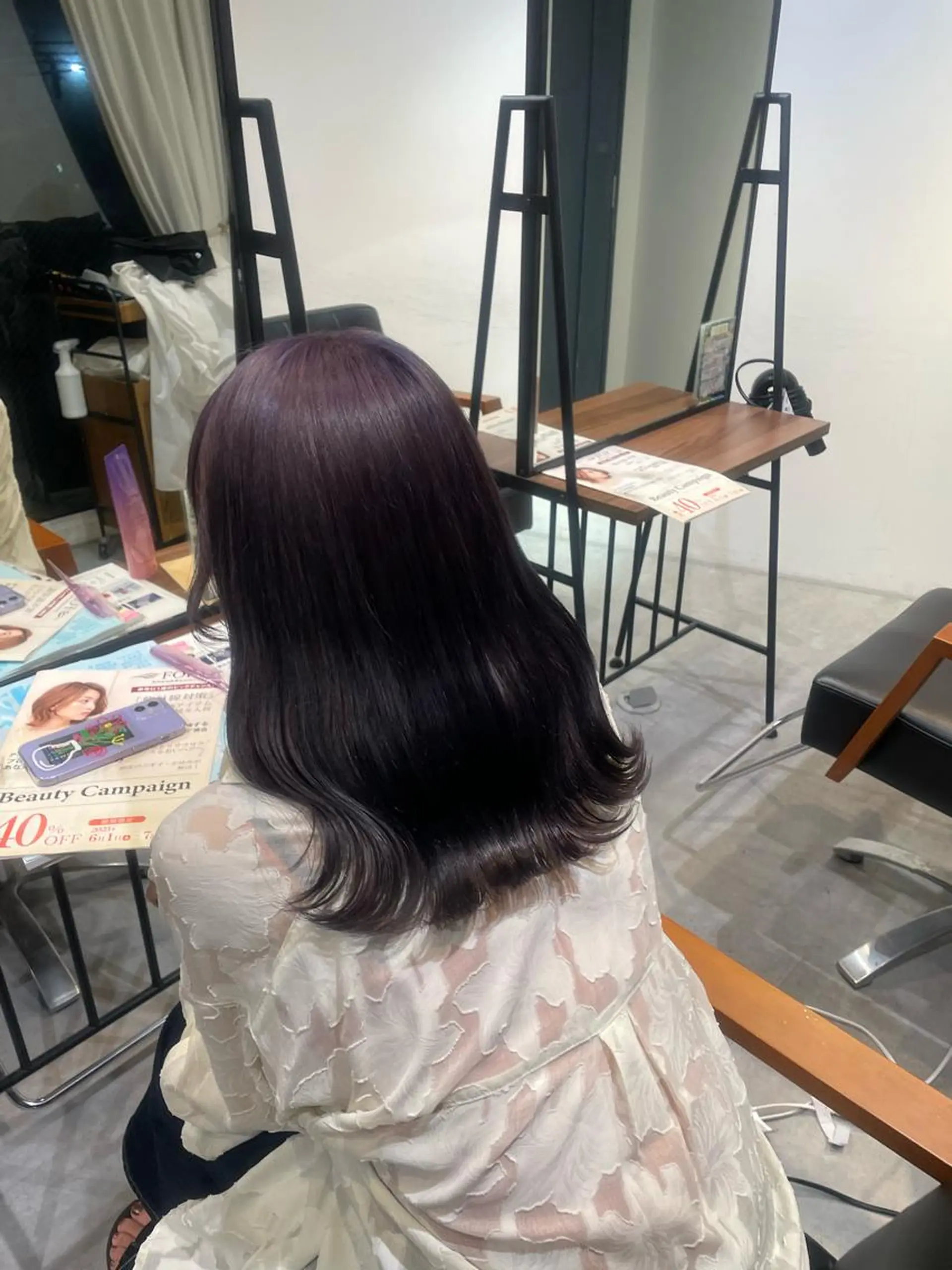 ミディアム カラー ヘアアレンジ ･˚✧すずね˚✧* lucia(ルチア)のマツエク・マツパデザイン