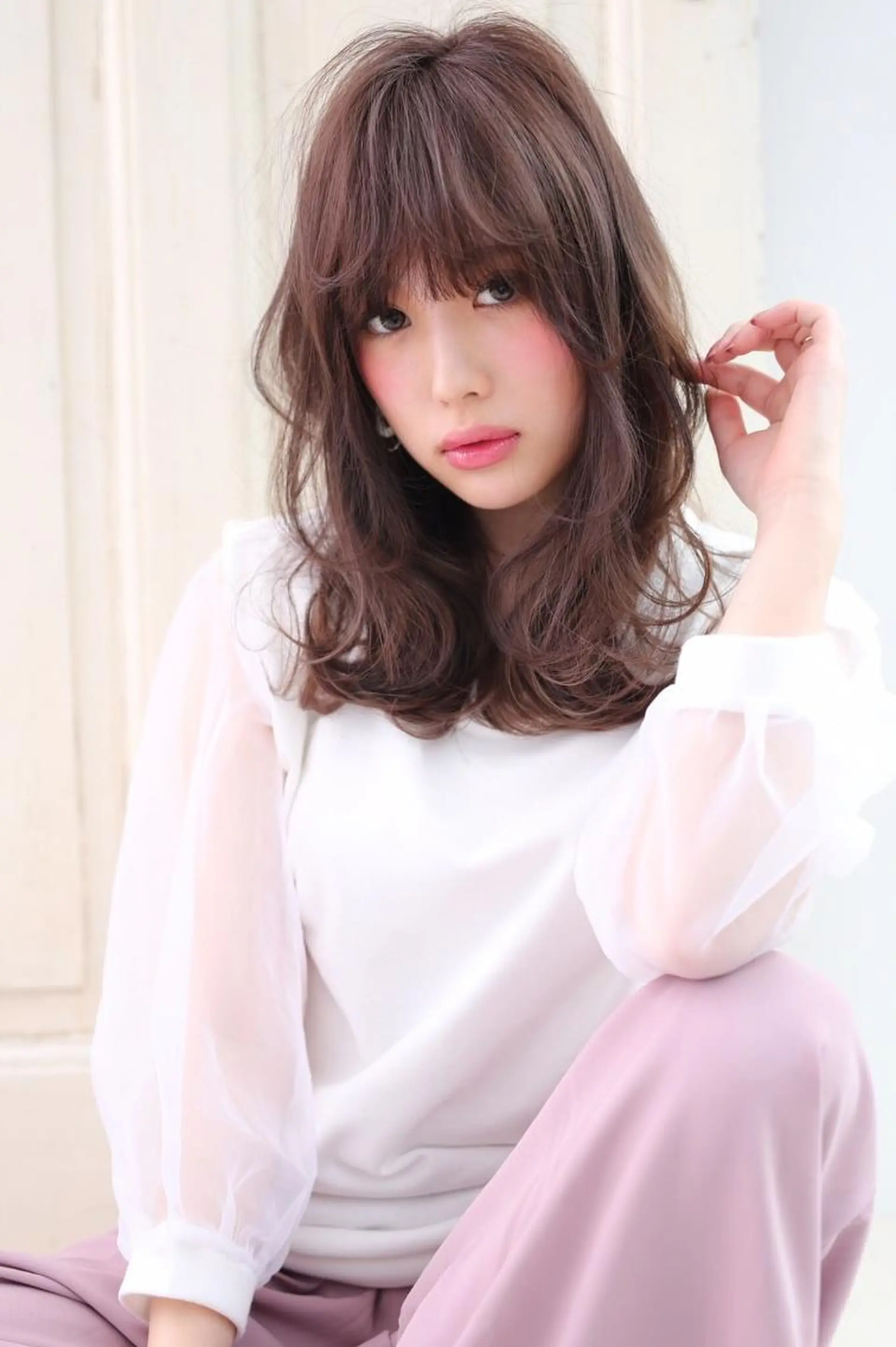 カラー レイヤーカット 早崎太生のヘアスタイル