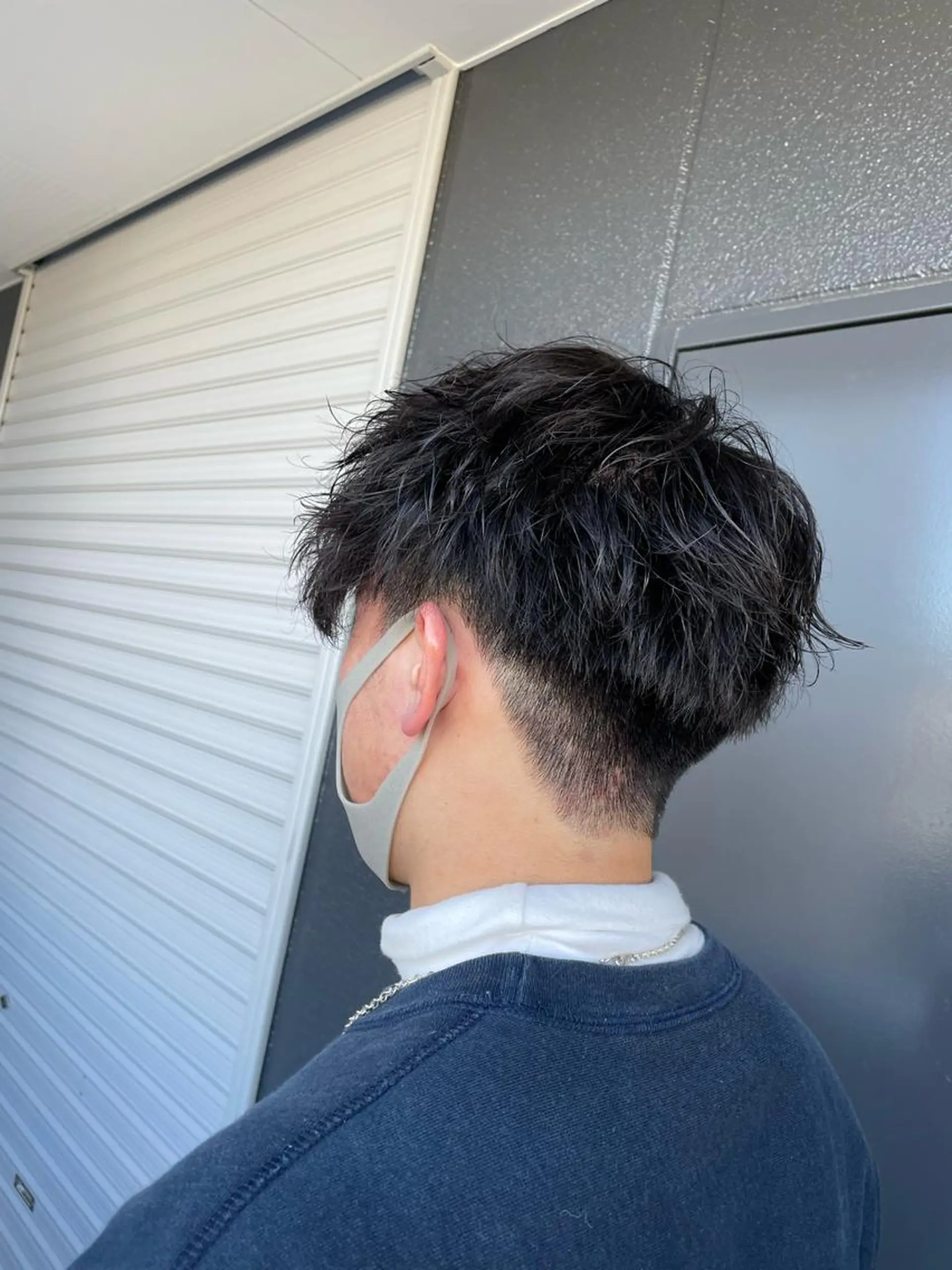 ショート メンズ 小林 崇雅　ダウンパーマのヘアスタイル