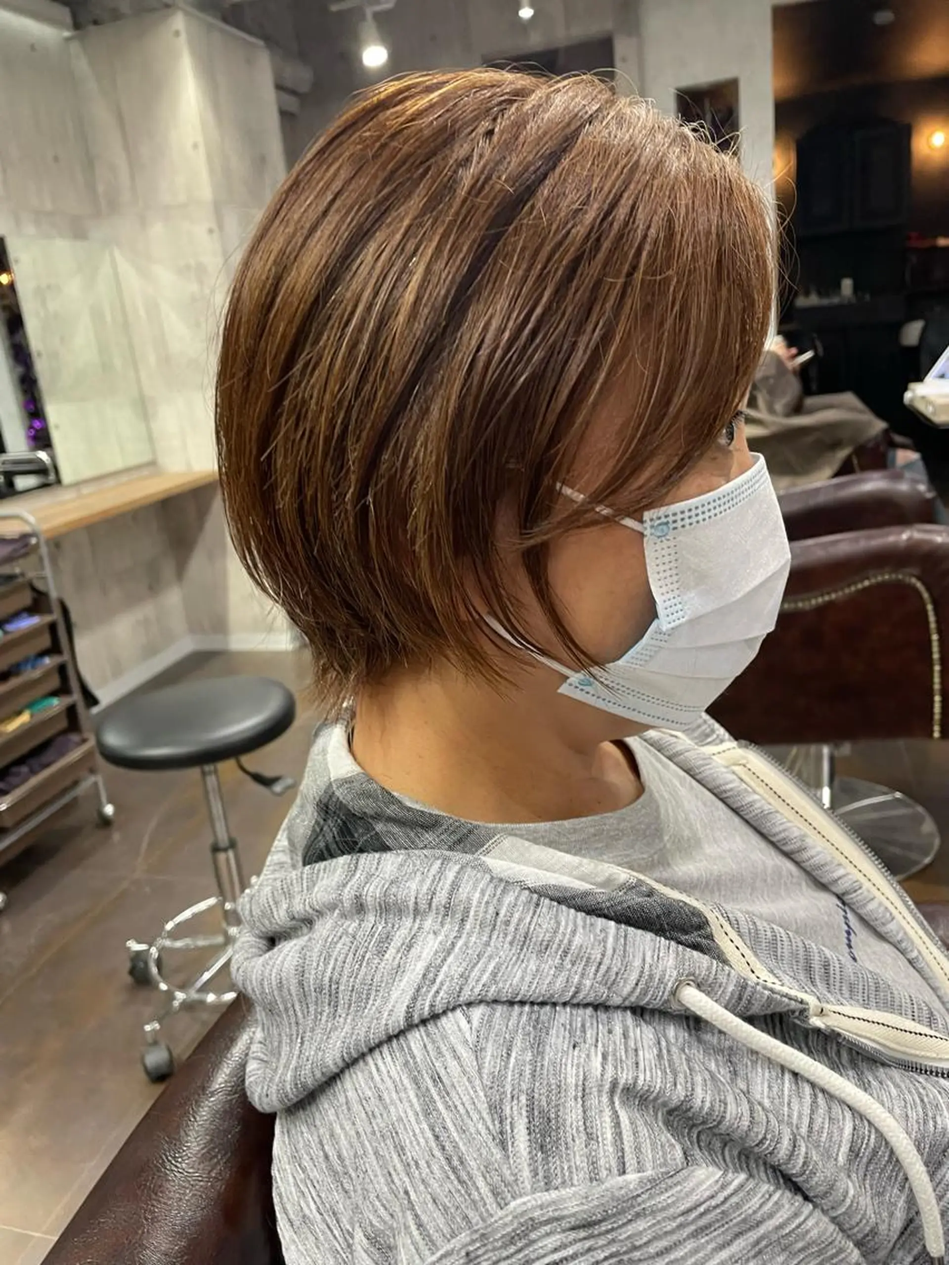 ショート カラー パーマ ヘアアレンジ メンズ キッズ ネイル マツエク・マツパ アイブロウ 北千住10分 肥高　壮汰のヘアスタイル
