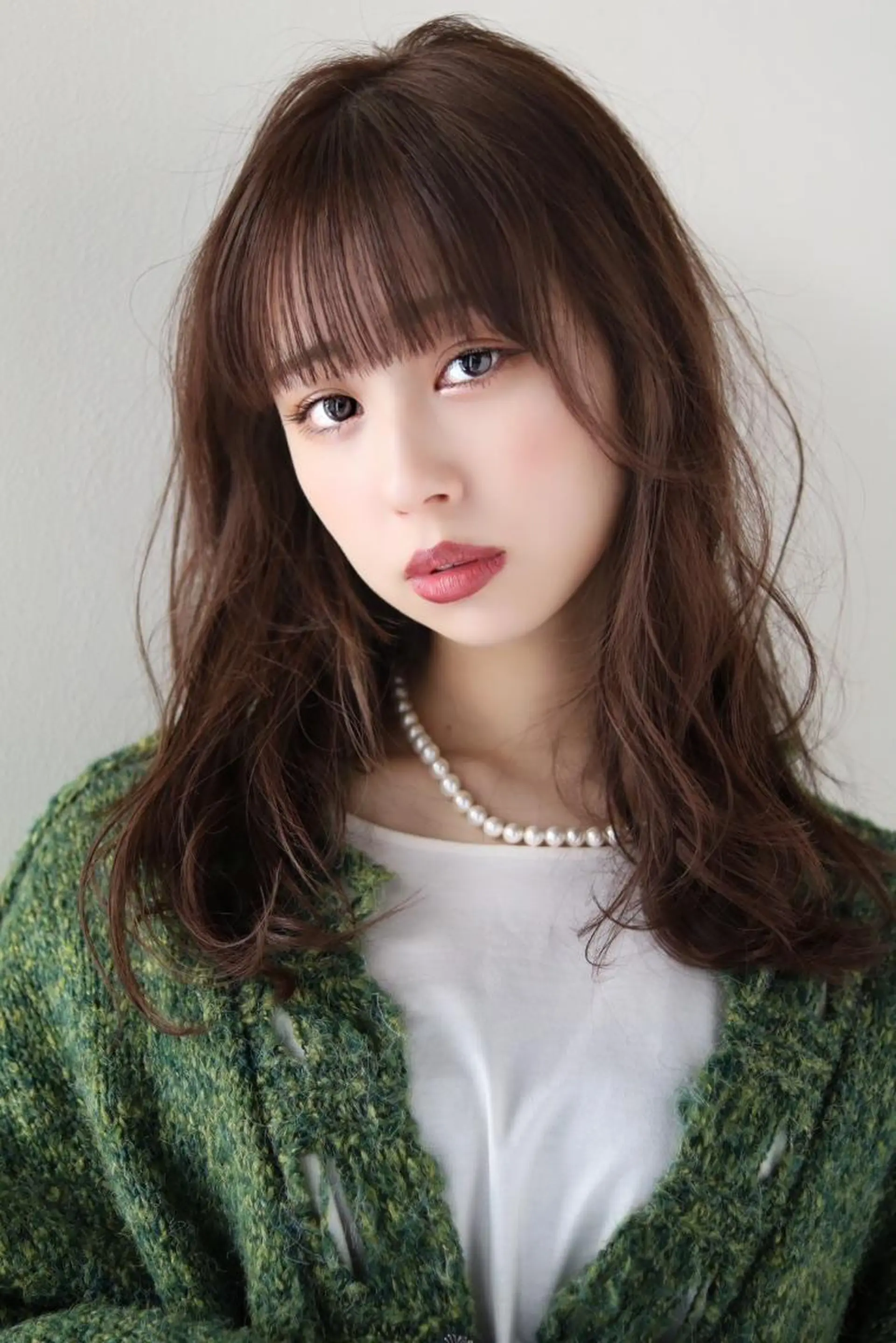 ミディアム カラー イルミナカラー ボブ 縮毛矯正 カット ヘアカラー L.E.M 仙台のヘアスタイル