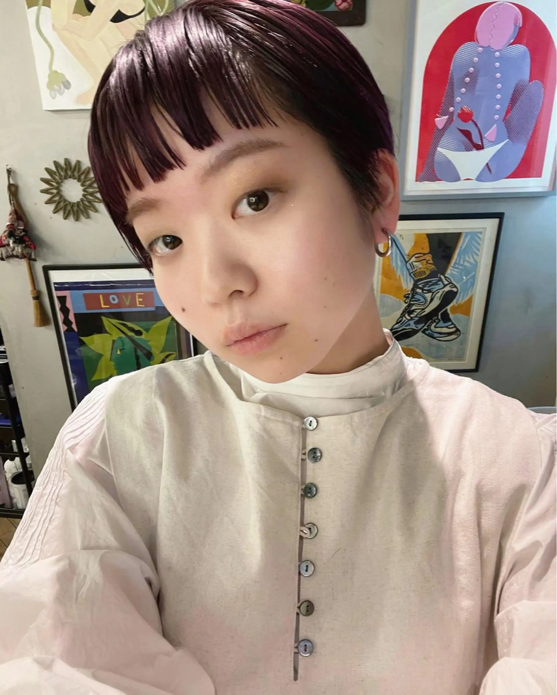 ショート カラー ヘアカラー ツタ　TUTA 高円寺所属・ｔｏ ｋｉのヘアスタイル