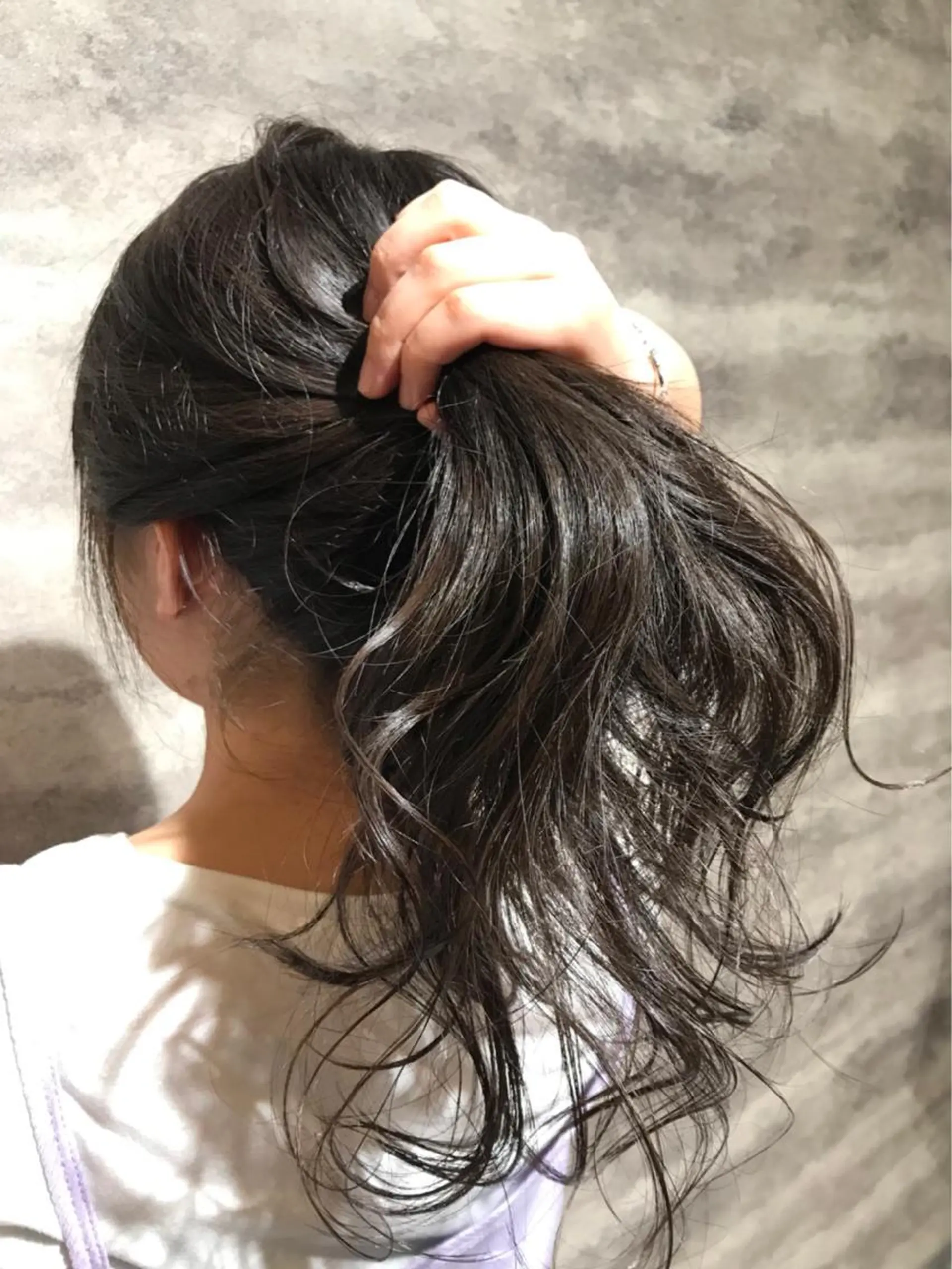 セミロング カラー ブルーカラー ブルージュ シルバー 🫟Blanco🫟 Color&Careのヘアスタイル