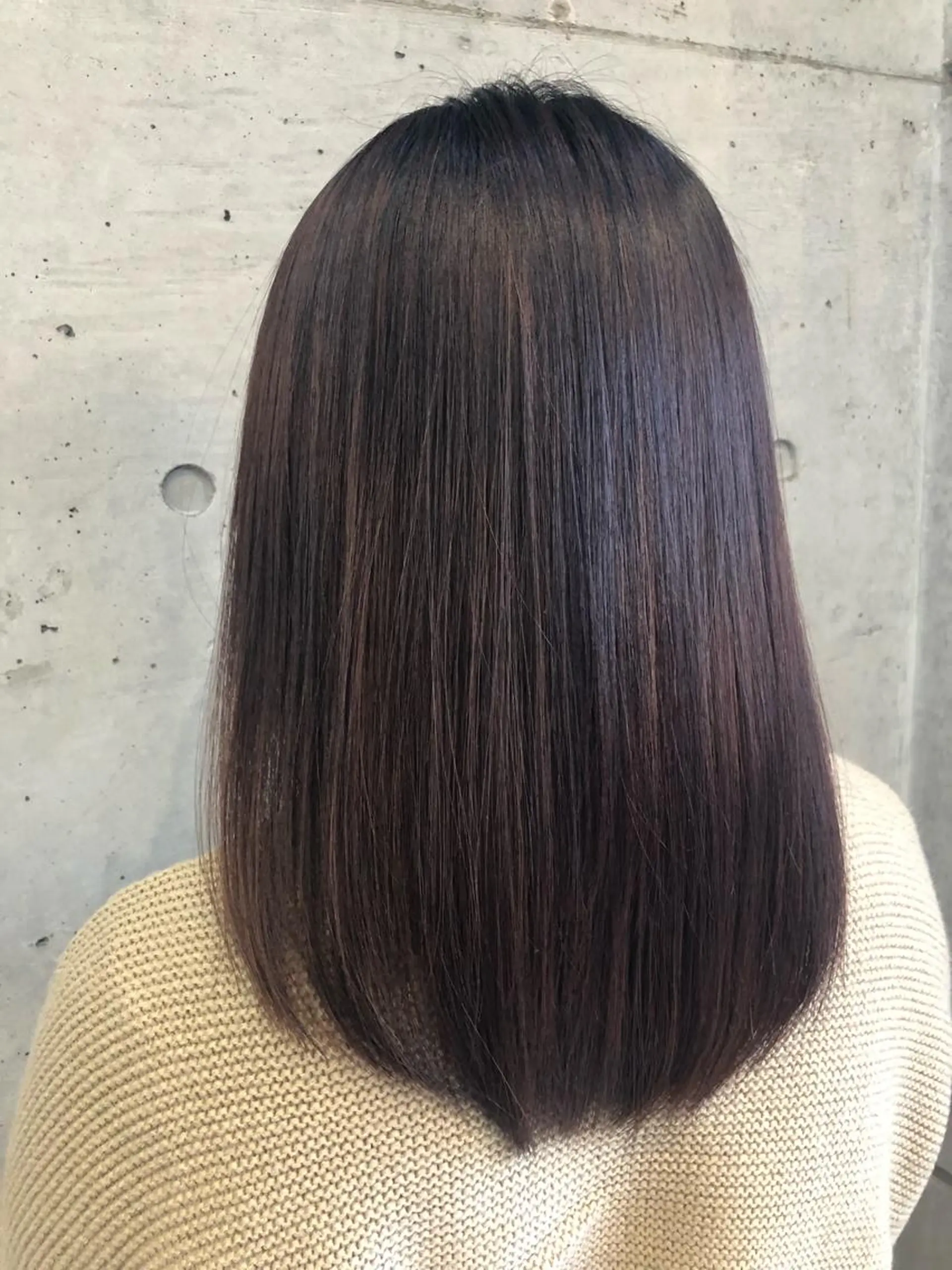 ミディアム カラー トリートメント 大栗 佑也  髪質改善のヘアスタイル