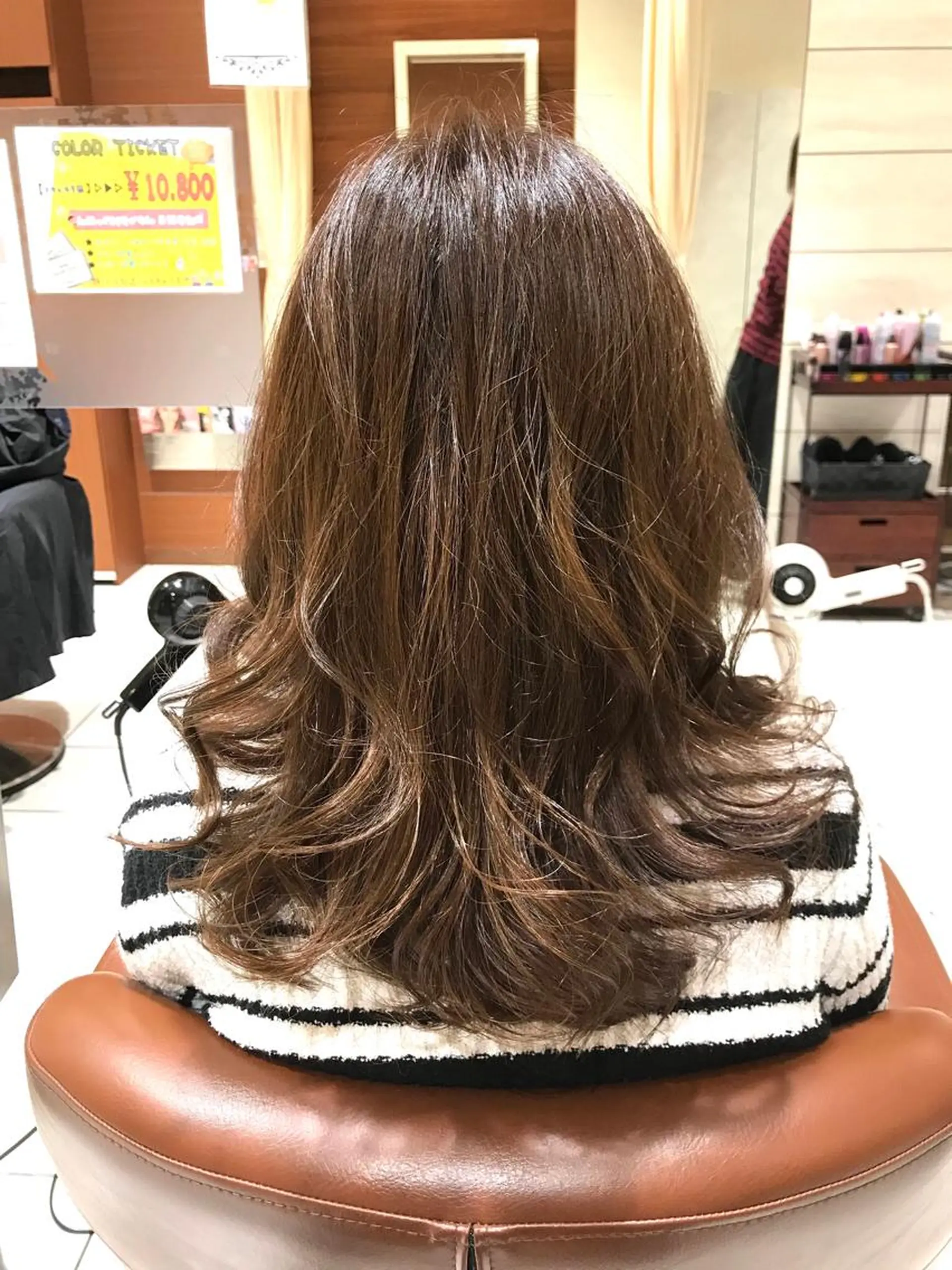 ロング カラー ヘアアレンジ テラモト カズヨシのヘアスタイル