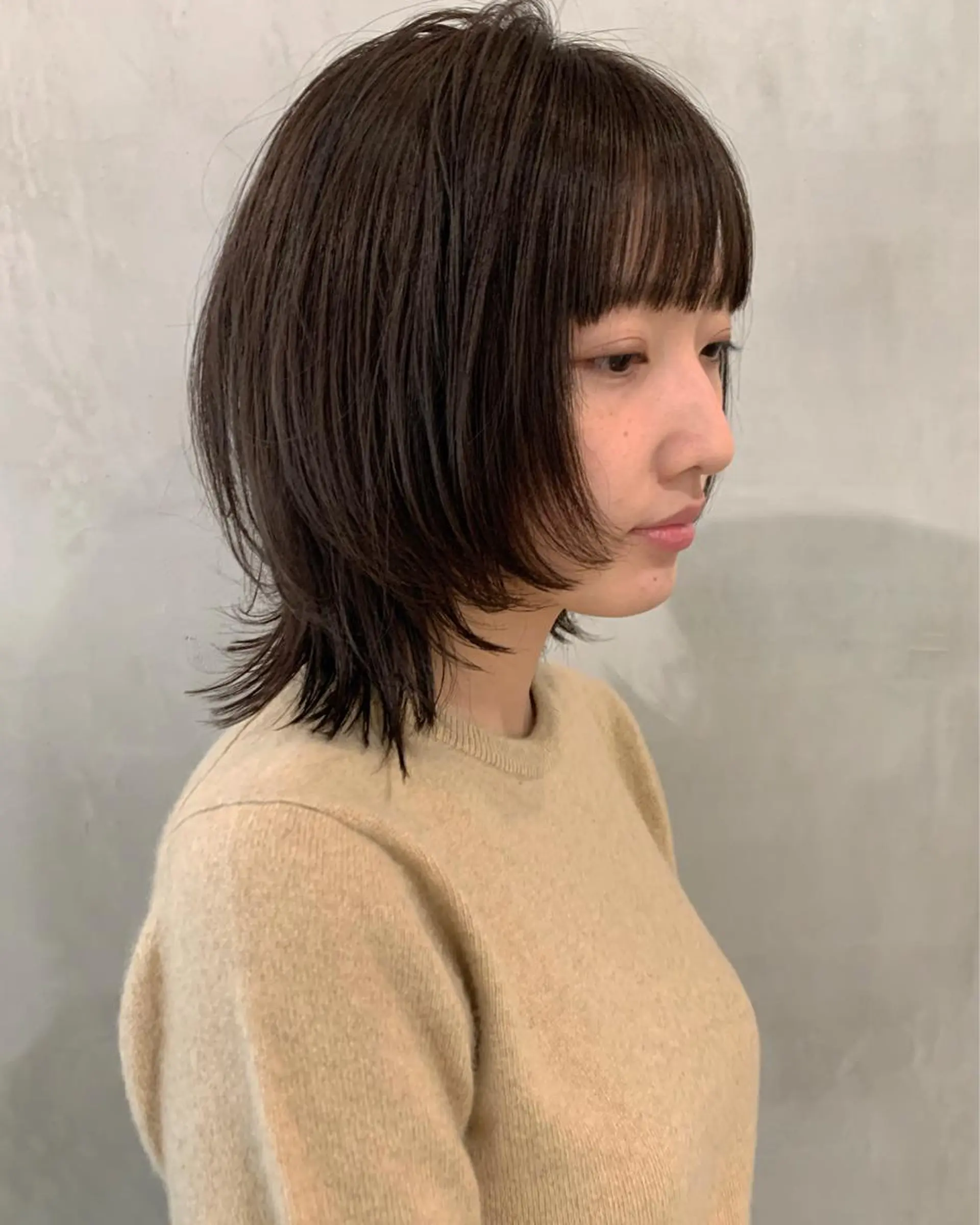 ミディアム カラー カット アンニュイヘア🪽 ayumiのヘアスタイル