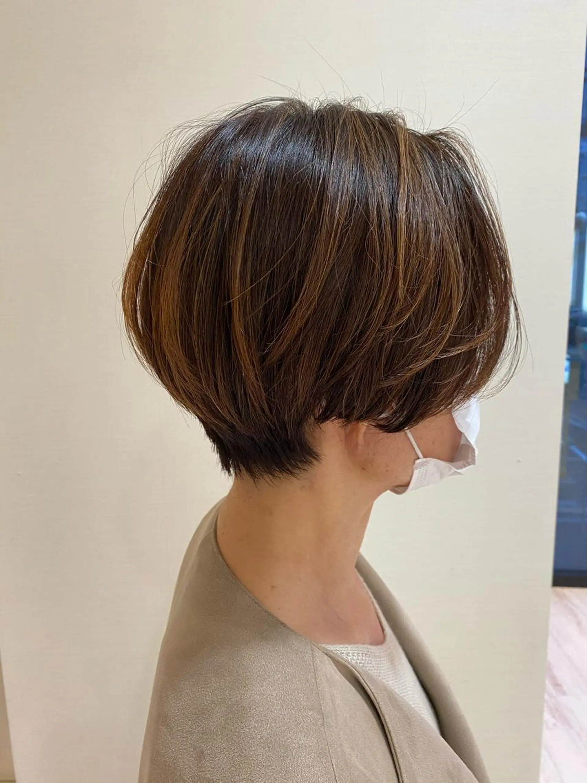 ショート カラー ハンサムショート ハイライトカラー ハイライト ショートヘア ショート/ボブ🌿 大野ちかのヘアスタイル