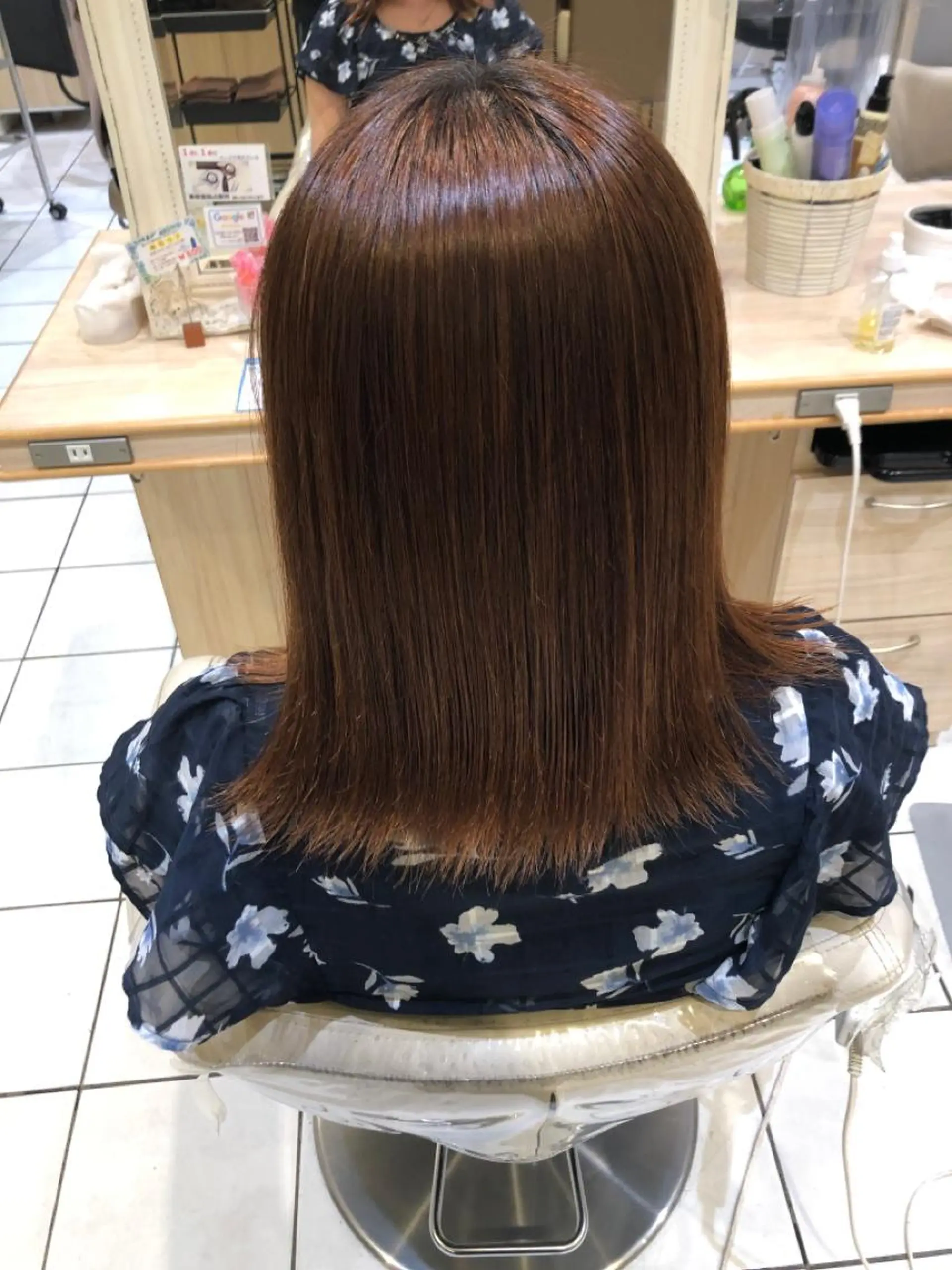 ミディアム ✨パーマ×ハイトーン Futo✨のヘアスタイル