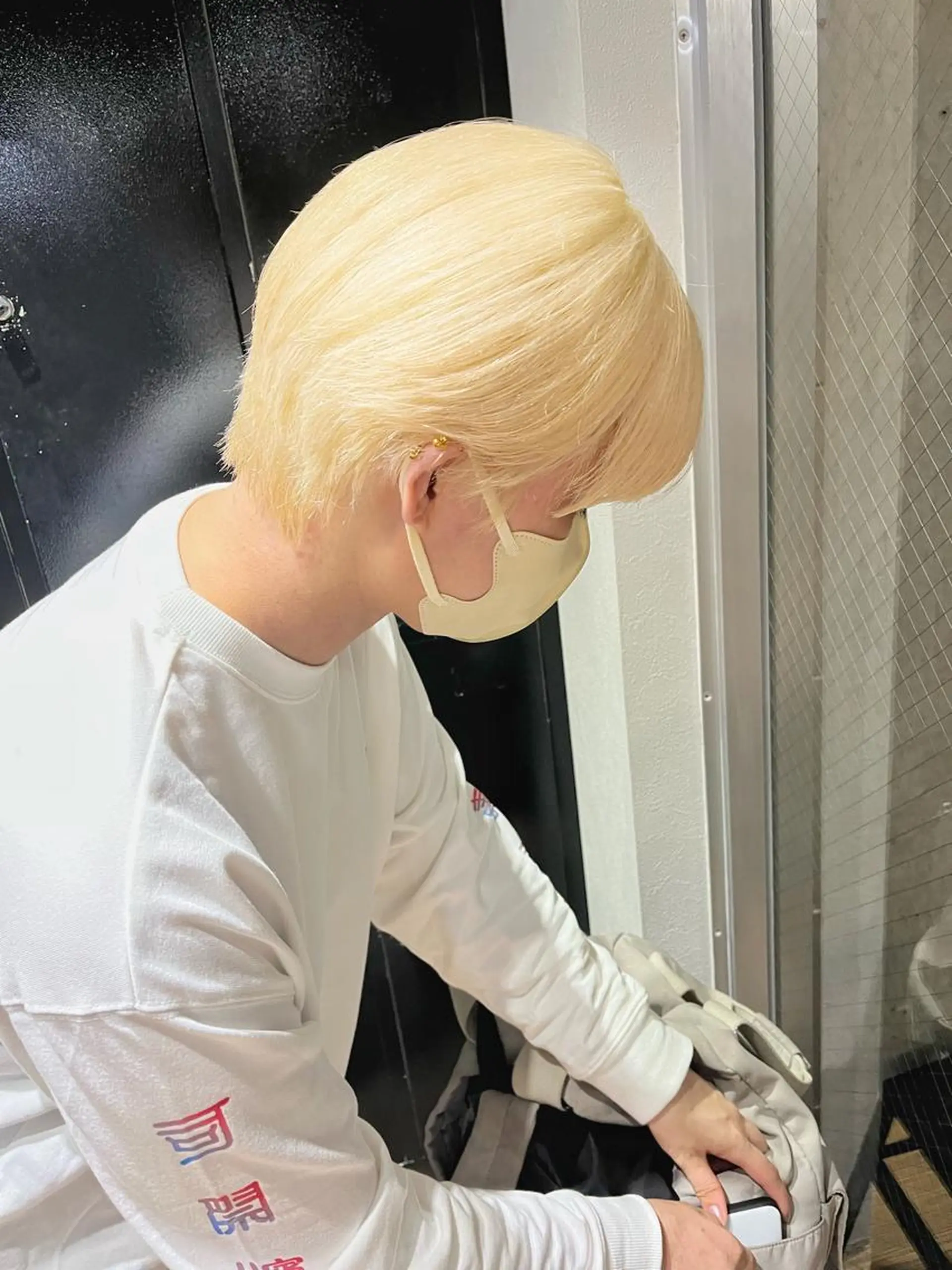 ショート カット ヘアカラー ハイトーンNo.1✨ パーマ✨イマイタツヤのヘアスタイル