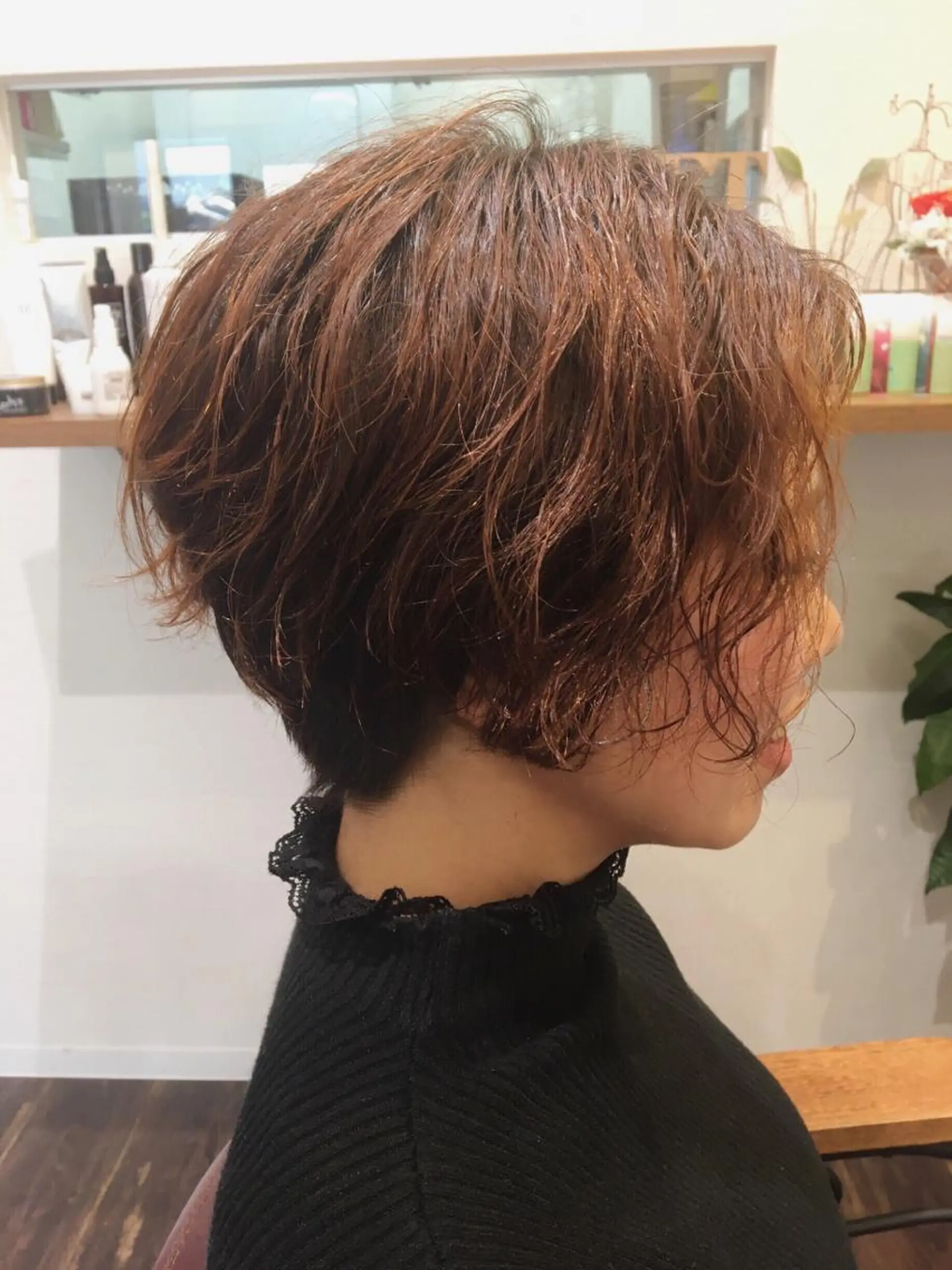 ショート パーマ ハンサムショート ショートヘア RI ＮＡのヘアスタイル