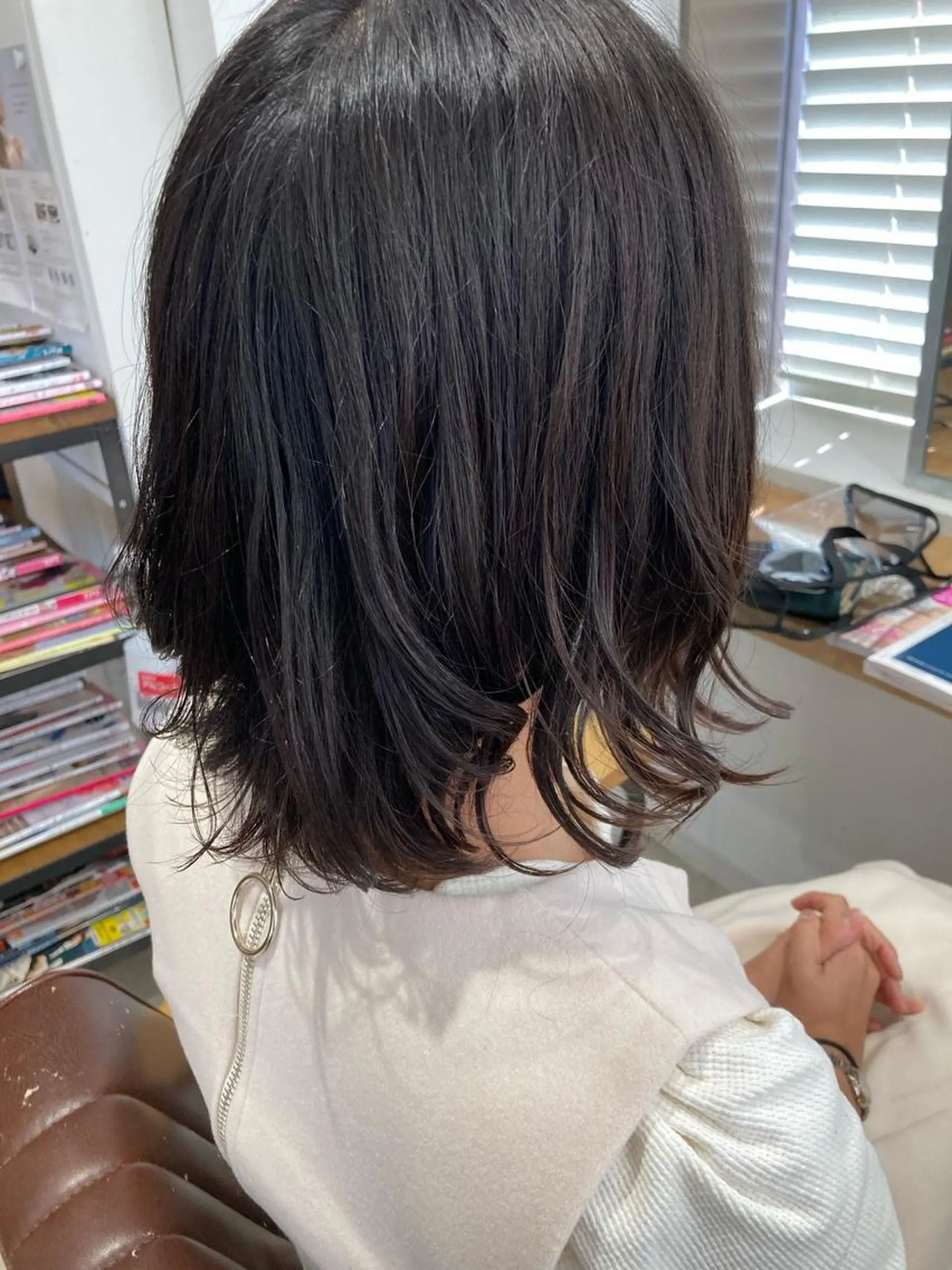 ミディアム パーマ 菊地 優斗のヘアスタイル