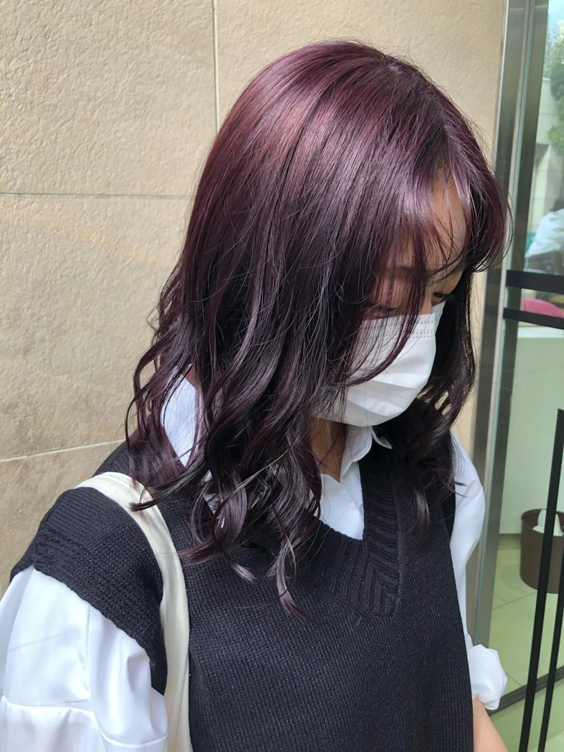 セミロング 艶髪カラー🫧 髪質改善🪽萩原のヘアスタイル