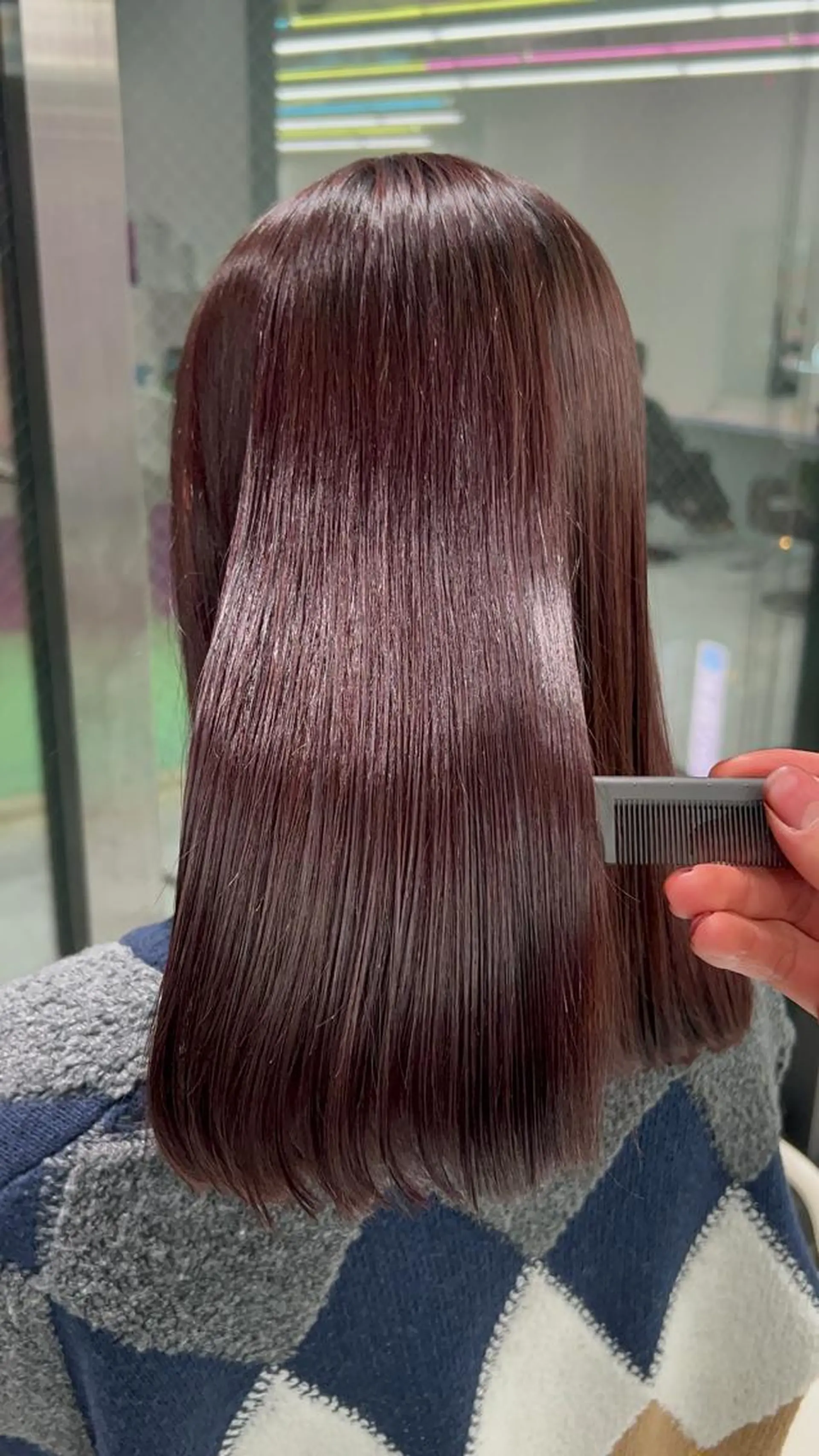 セミロング カラー ヘアアレンジ ヘアカラー トリートメント ブリーチなしの達人 🌈KAITOのヘアスタイル