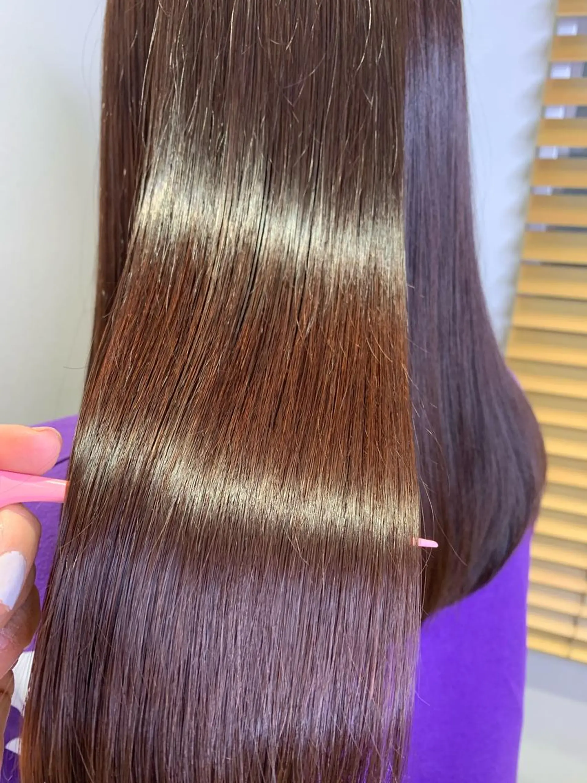 セミロング カラー ヘアアレンジ 髪質改善/縮毛/新宿 🫧SUZUKA🫧のヘアスタイル