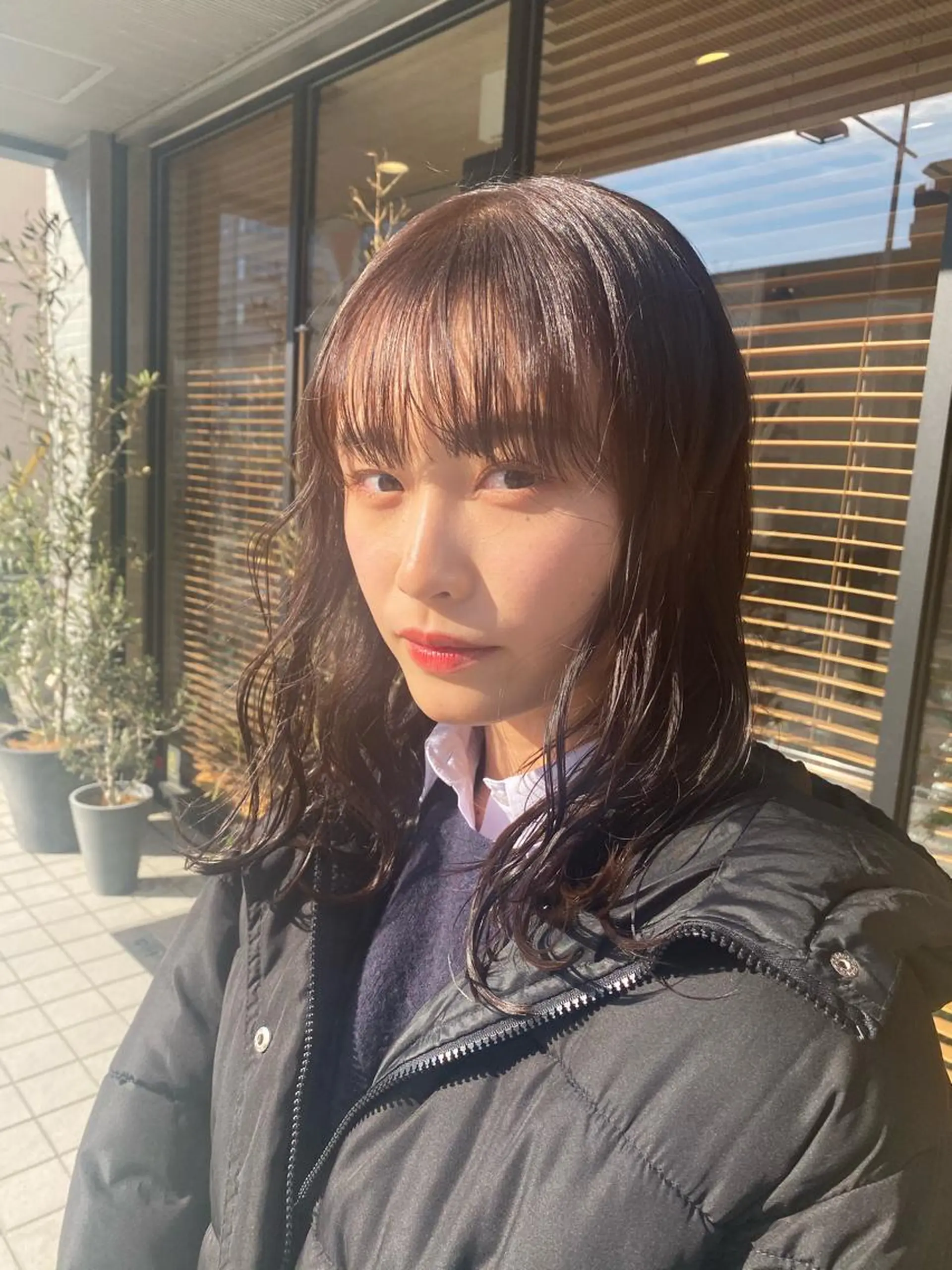 セミロング カラー ヘアアレンジ ヘアカラー トリートメント ヘッドスパ パーマ指名No1 /namiのヘアスタイル