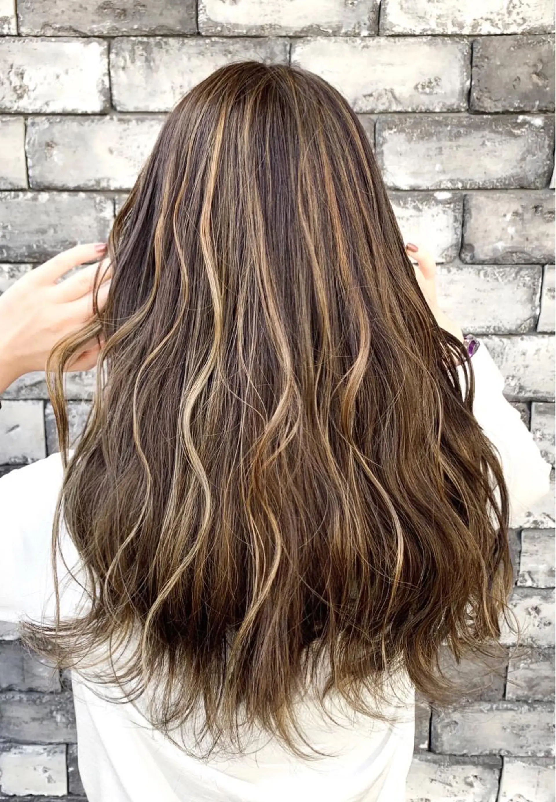 セミロング 3Dハイライト ハイライト ヘアカラー トリートメント ヘアセット ❤️千葉県代表❤️ 店長❤️柿本翔一朗のヘアスタイル