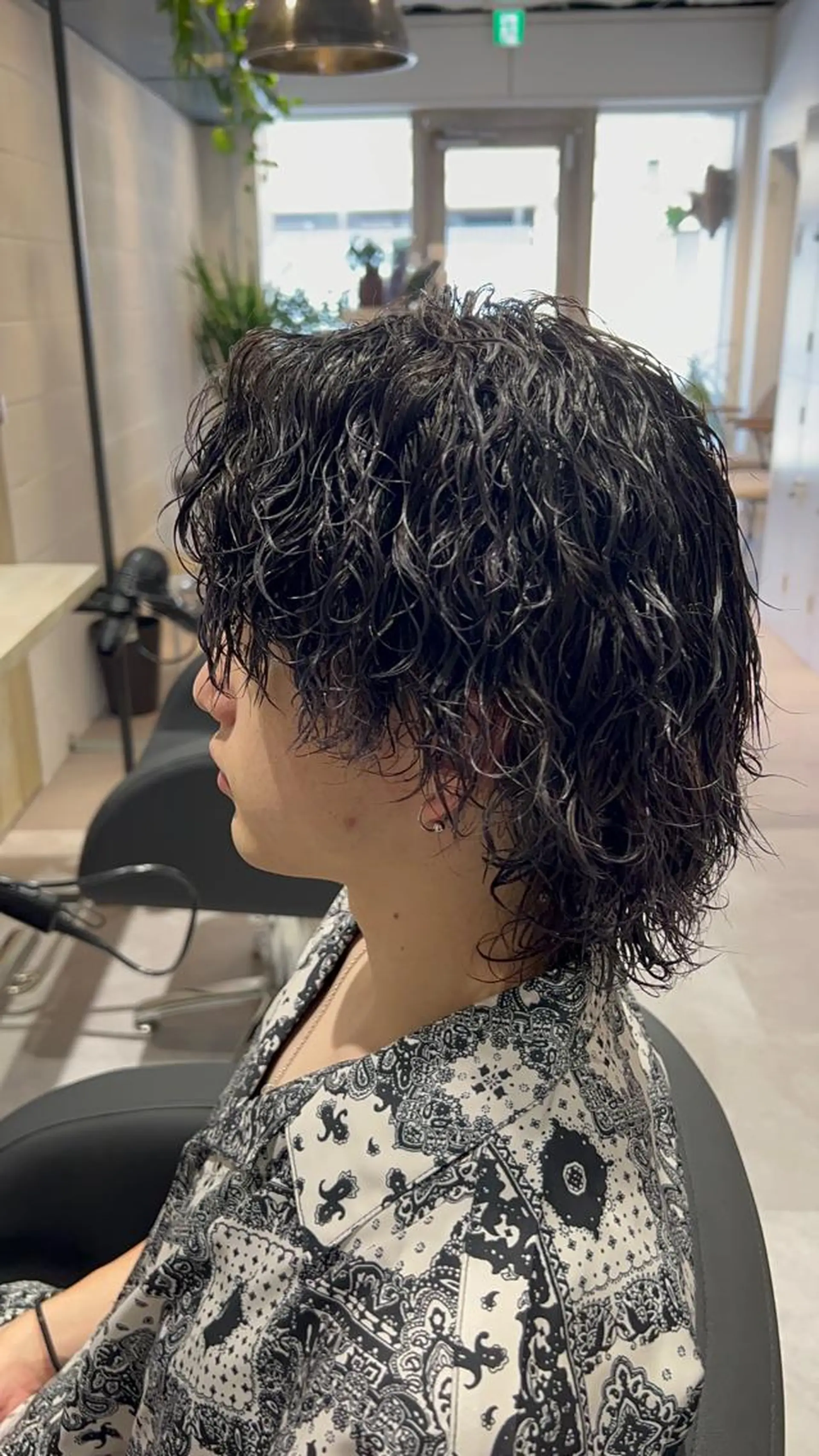 ミディアム パーマ メンズ 【パーマ満足度No. 1🥇】宮脇 大樹のヘアスタイル