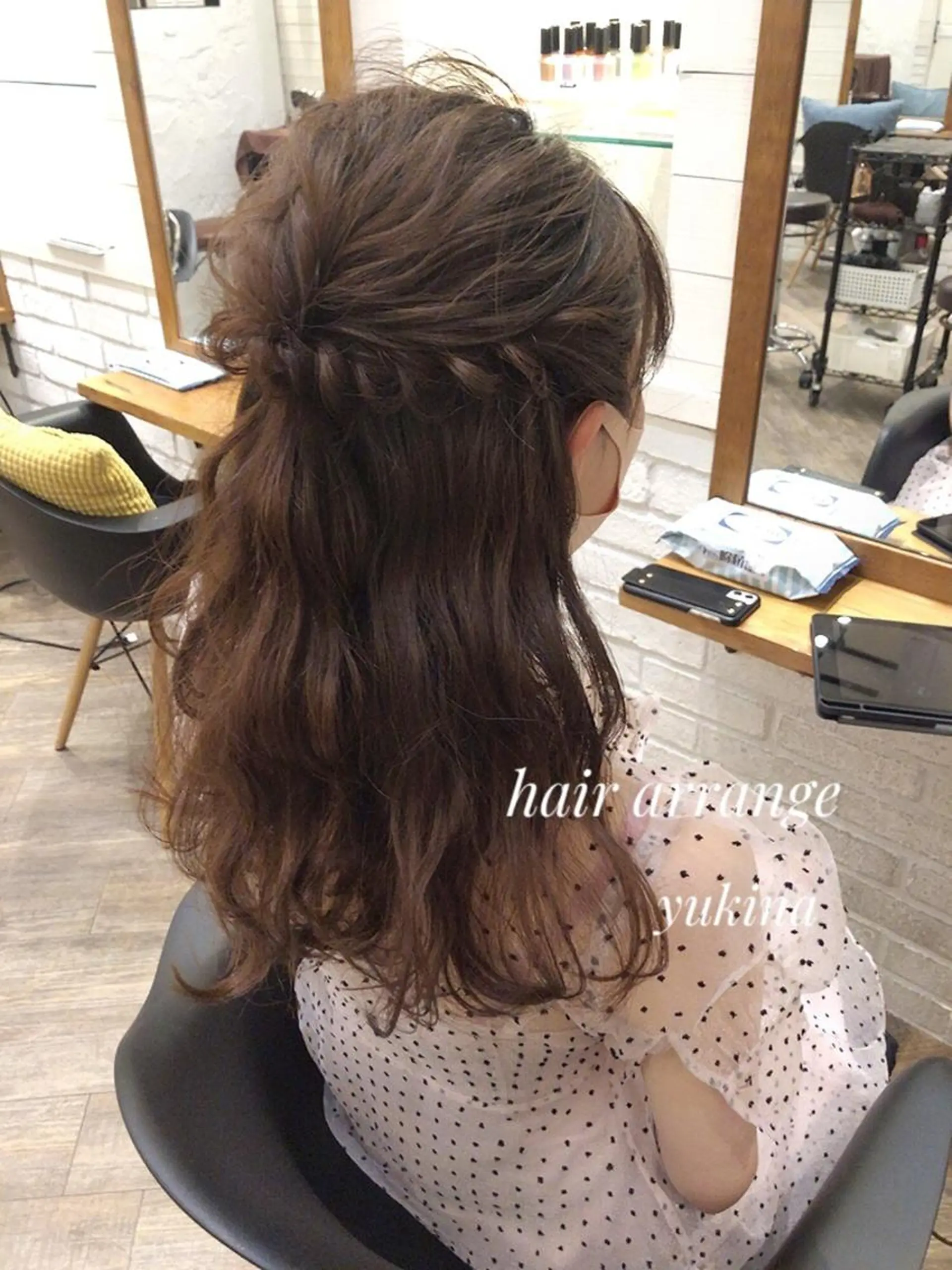 セミロング ヘアセット Hair Salon BOTTOMS所属・✨透明感ケアカラー✨ 長野ゆきなのヘアスタイル