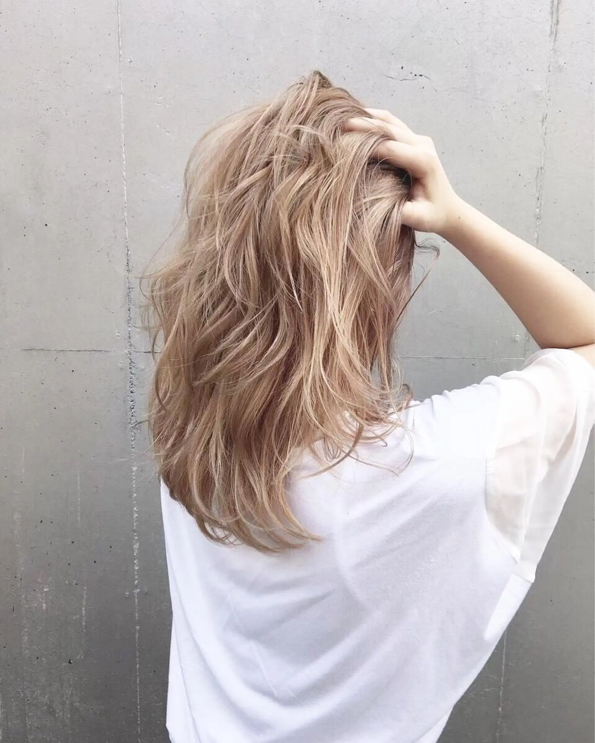 ロング ヘアカラー トリートメント ヘアセット IVE所属・ブリーチなし🤍 渋谷／原島杏奈のヘアスタイル