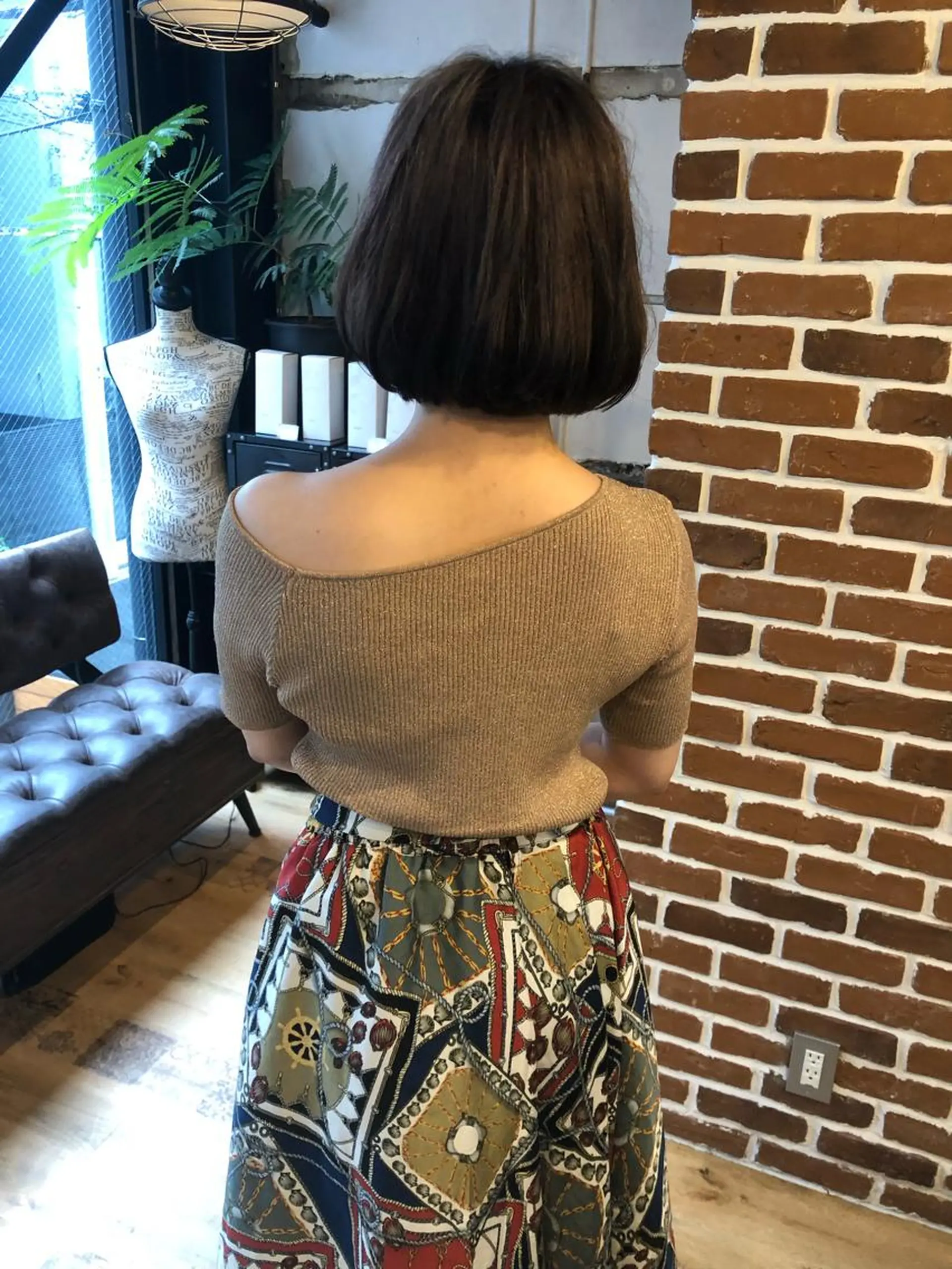 ショート 切りっぱなしボブ ボブ 外国人風カラー ハイライト レイヤーカット また会いたくなる 美容師【KENTA】のヘアスタイル