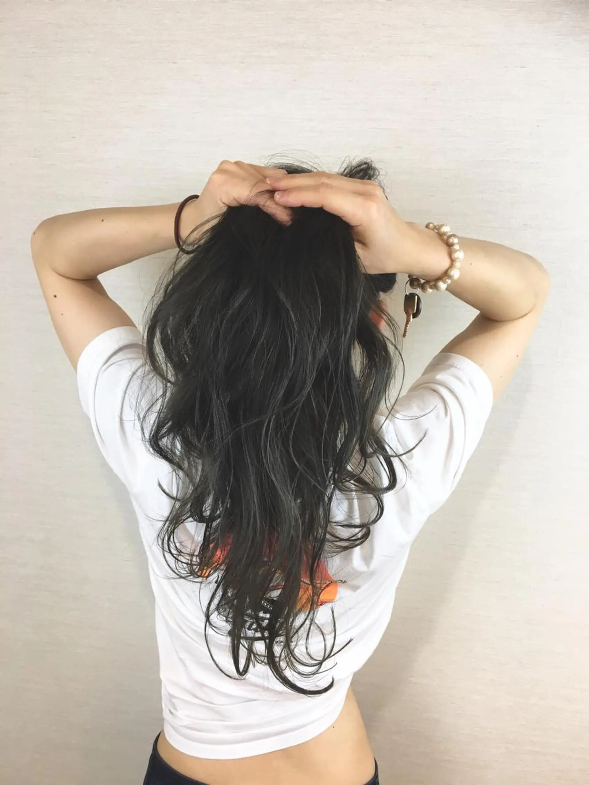 ロング ブリーチなしダブル/ レイヤーカット 小棹のヘアスタイル