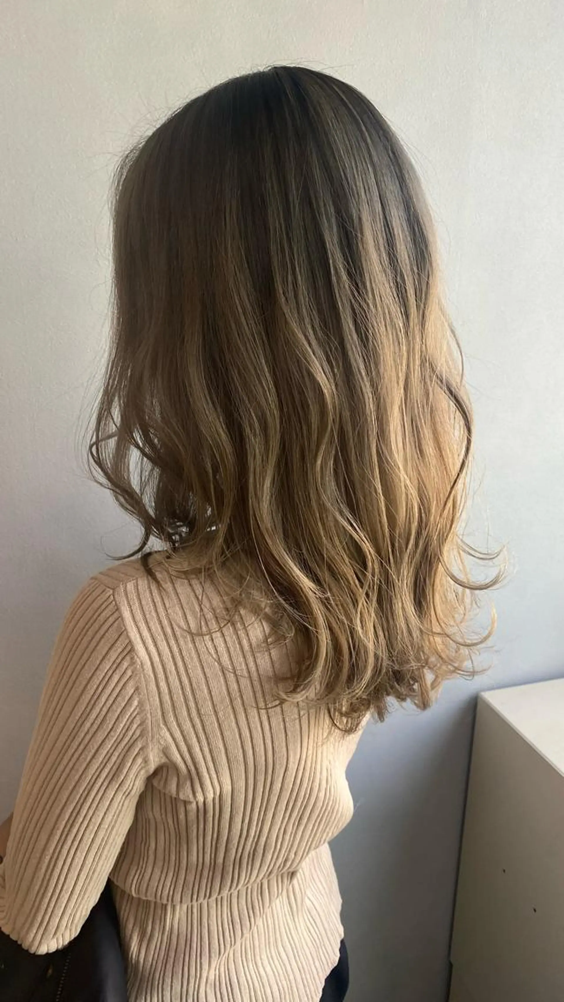 セミロング カラー カット ヘアカラー 🪐SOURCE 塚口 シマブクロ🪐のヘアスタイル