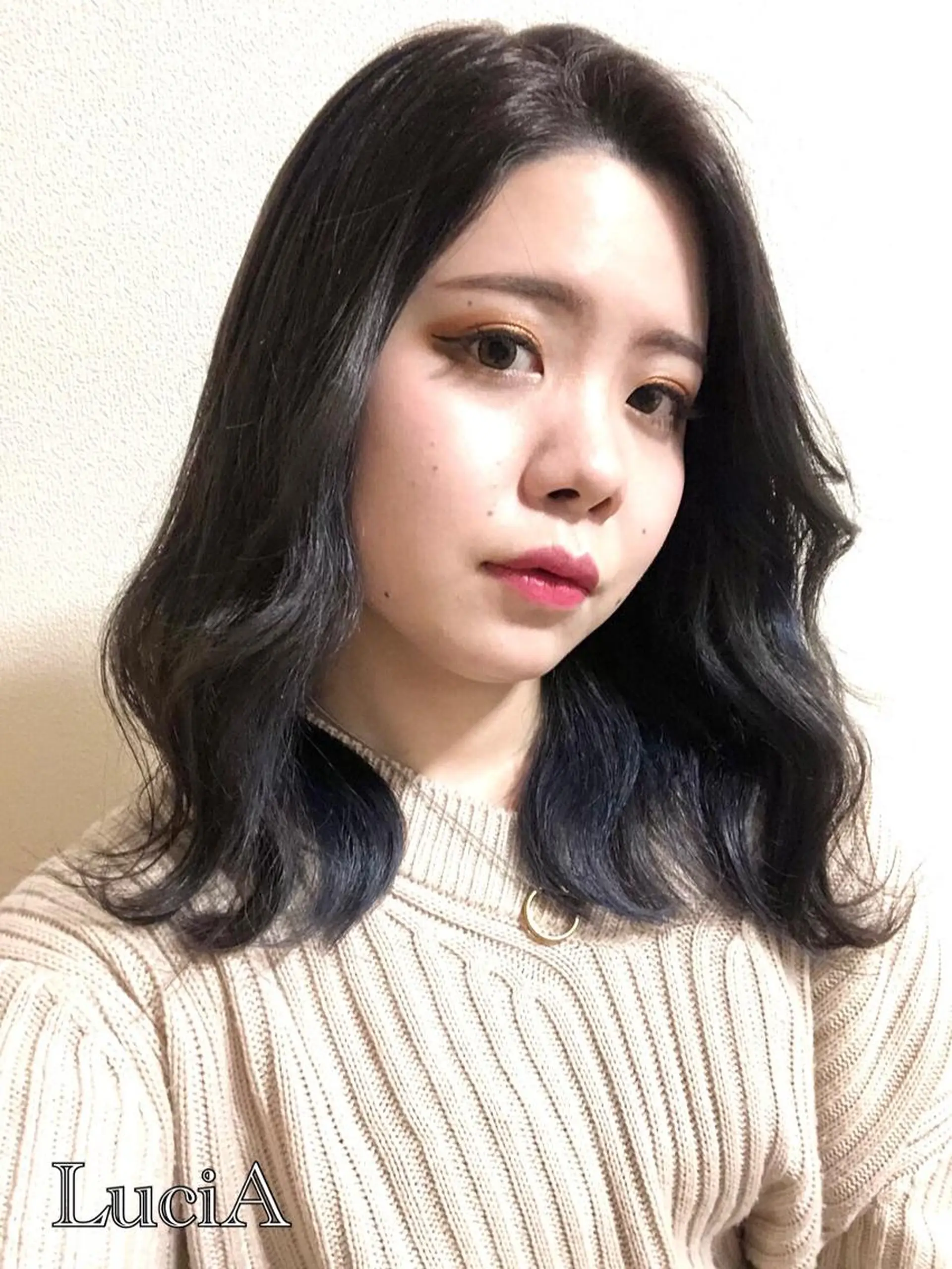 ロング ヘアアレンジ カラー エクステ トリートメント LuciA/エクステ カラーのヘアスタイル