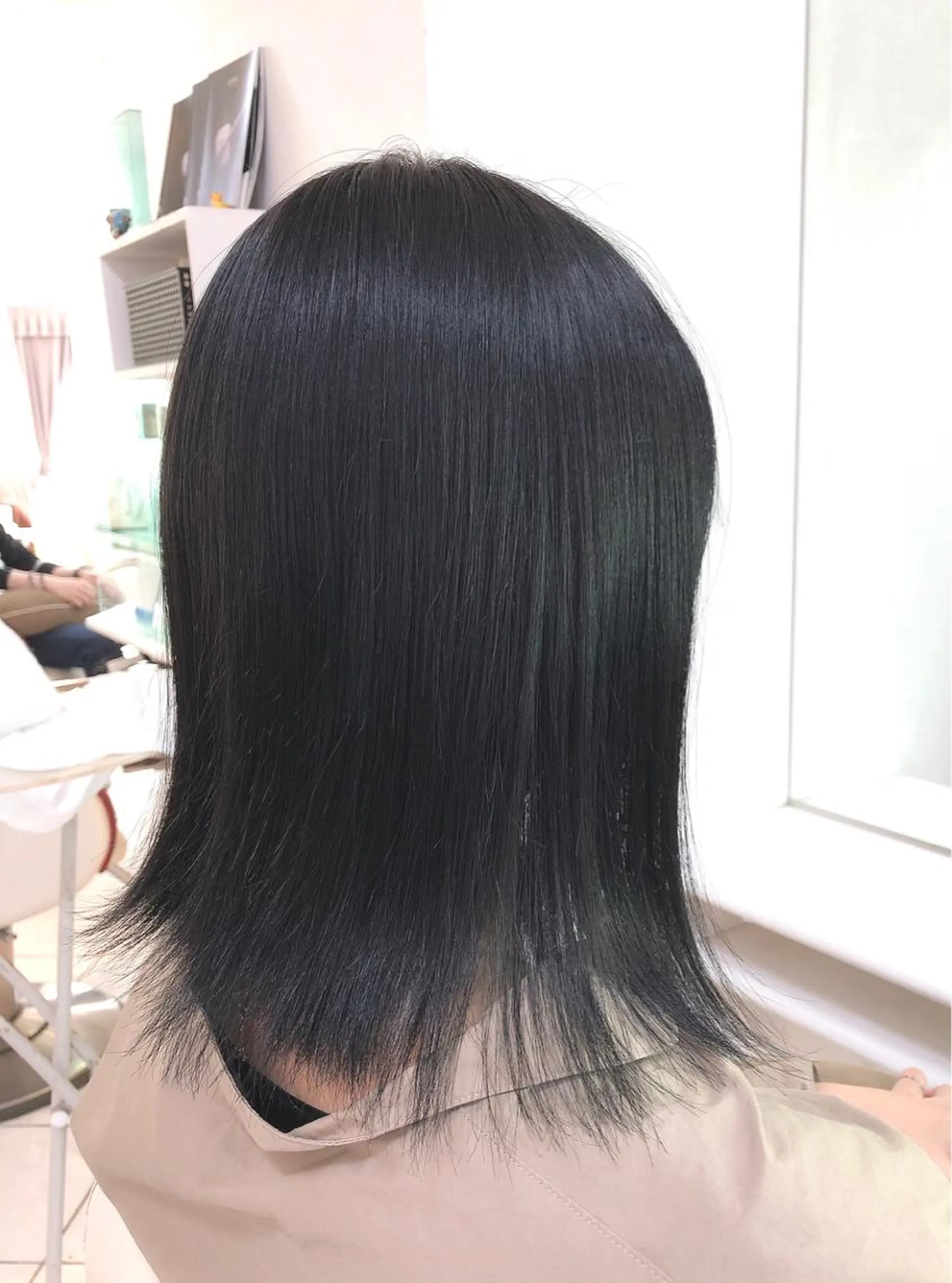 ミディアム 保住 亮太のヘアスタイル