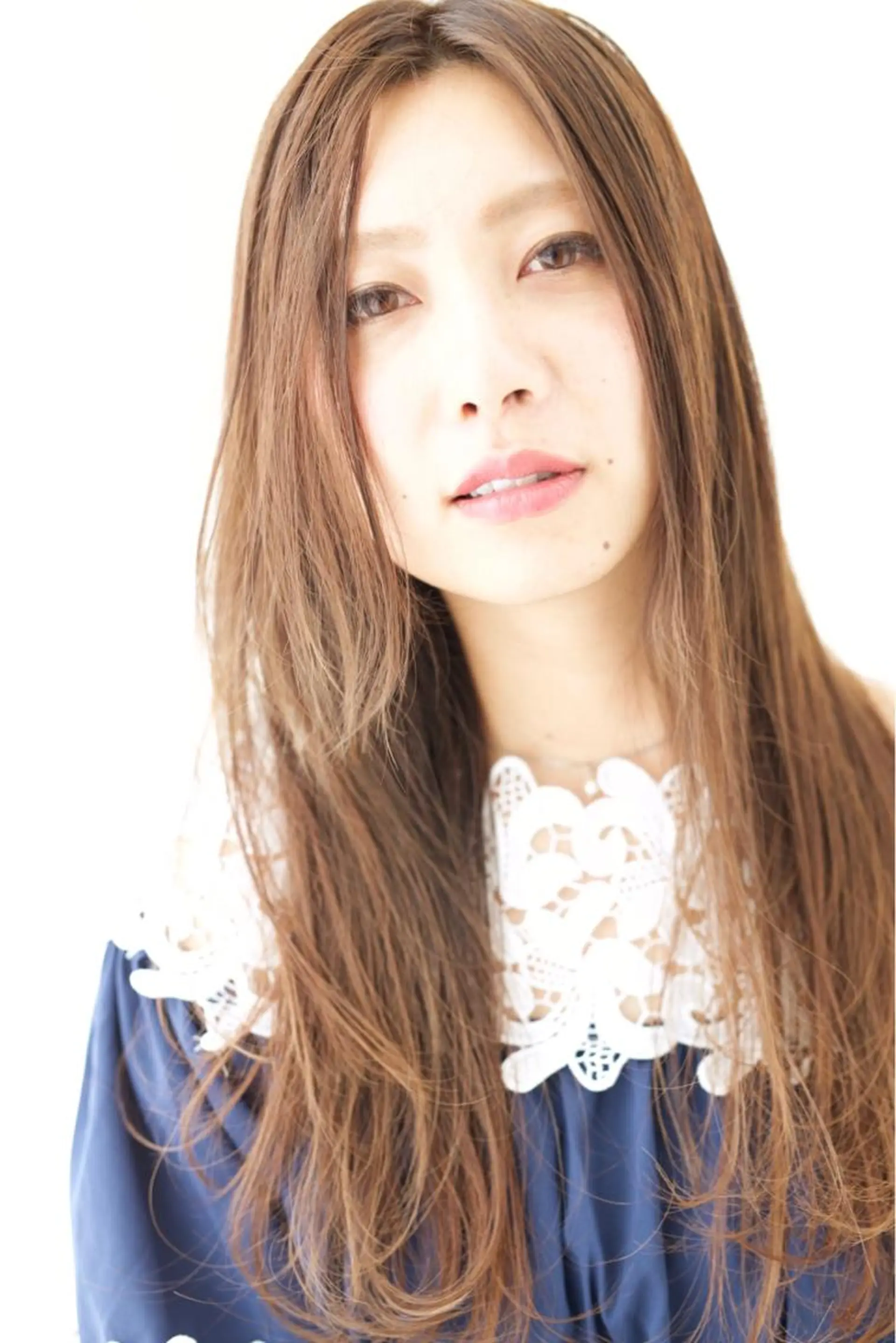 ロング カラー カット ヘアカラー fio マナミのヘアスタイル