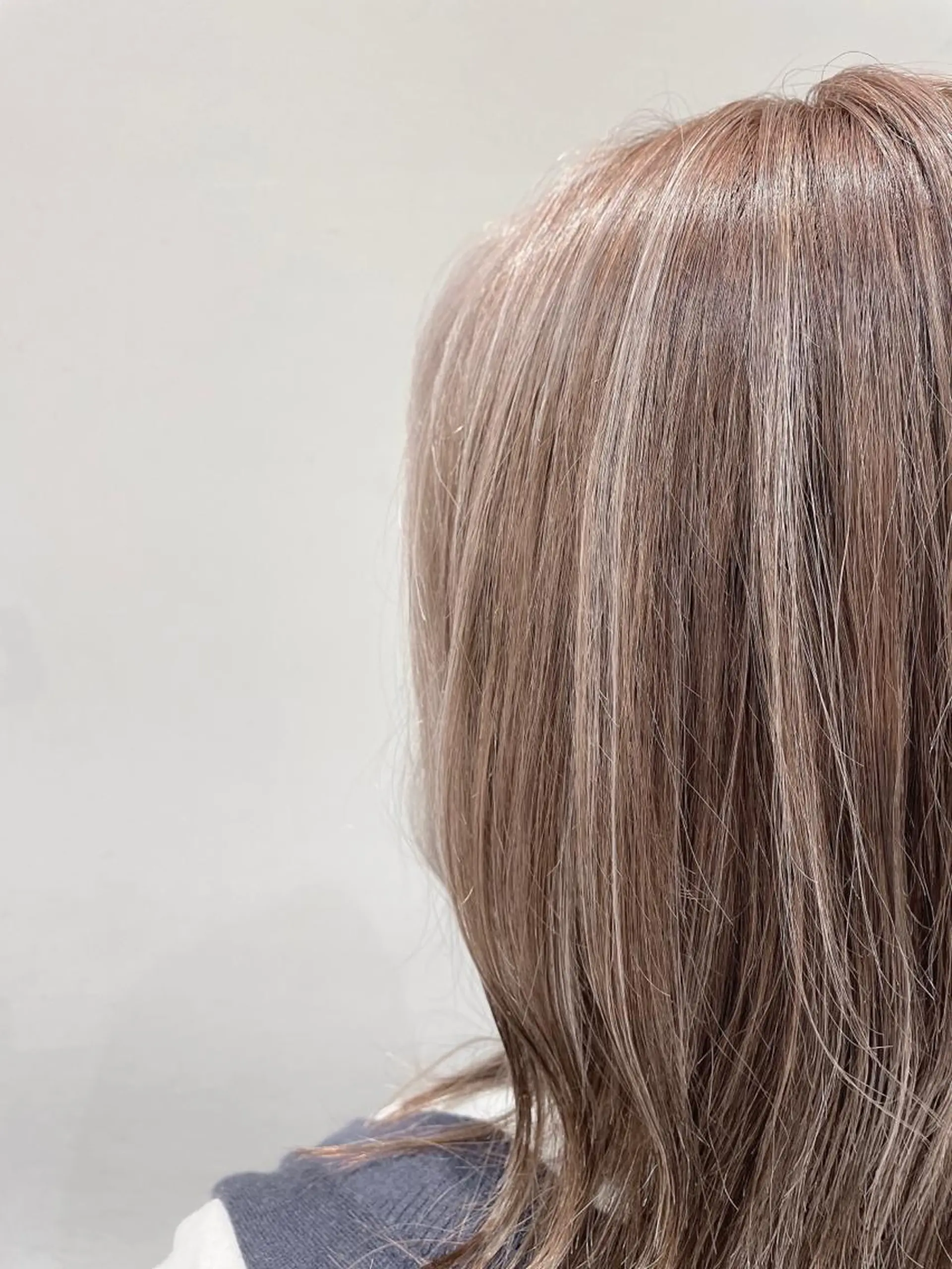 ミディアム カラー ハイライトカラー ハイライト ヘアカラー トリートメント 🦖鶴岡香純🦖 産休中のヘアスタイル