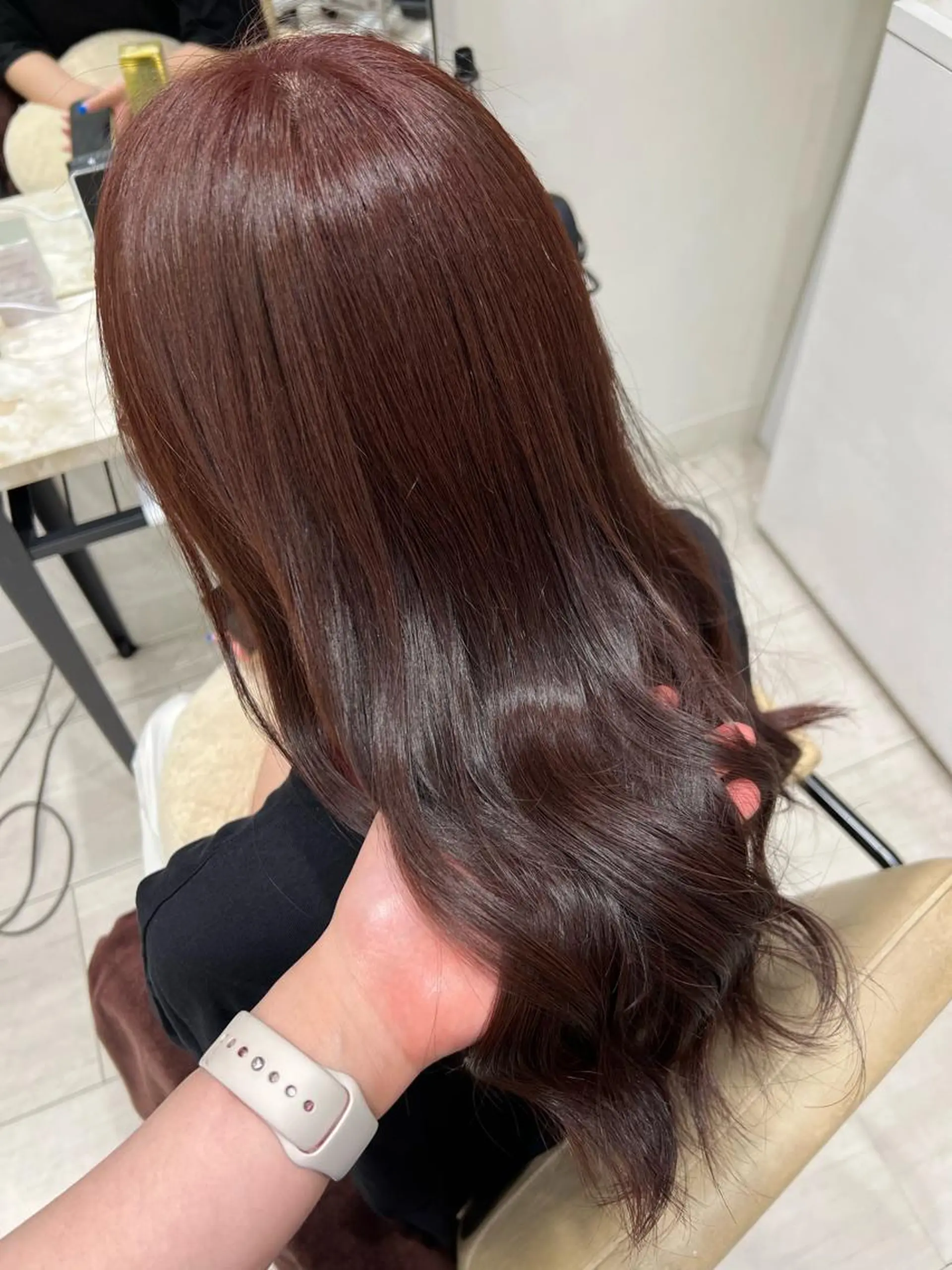 セミロング カラー ブラウンカラー Beleza scelto所属・原宿/ハイトーン/ みずは🎀のヘアスタイル