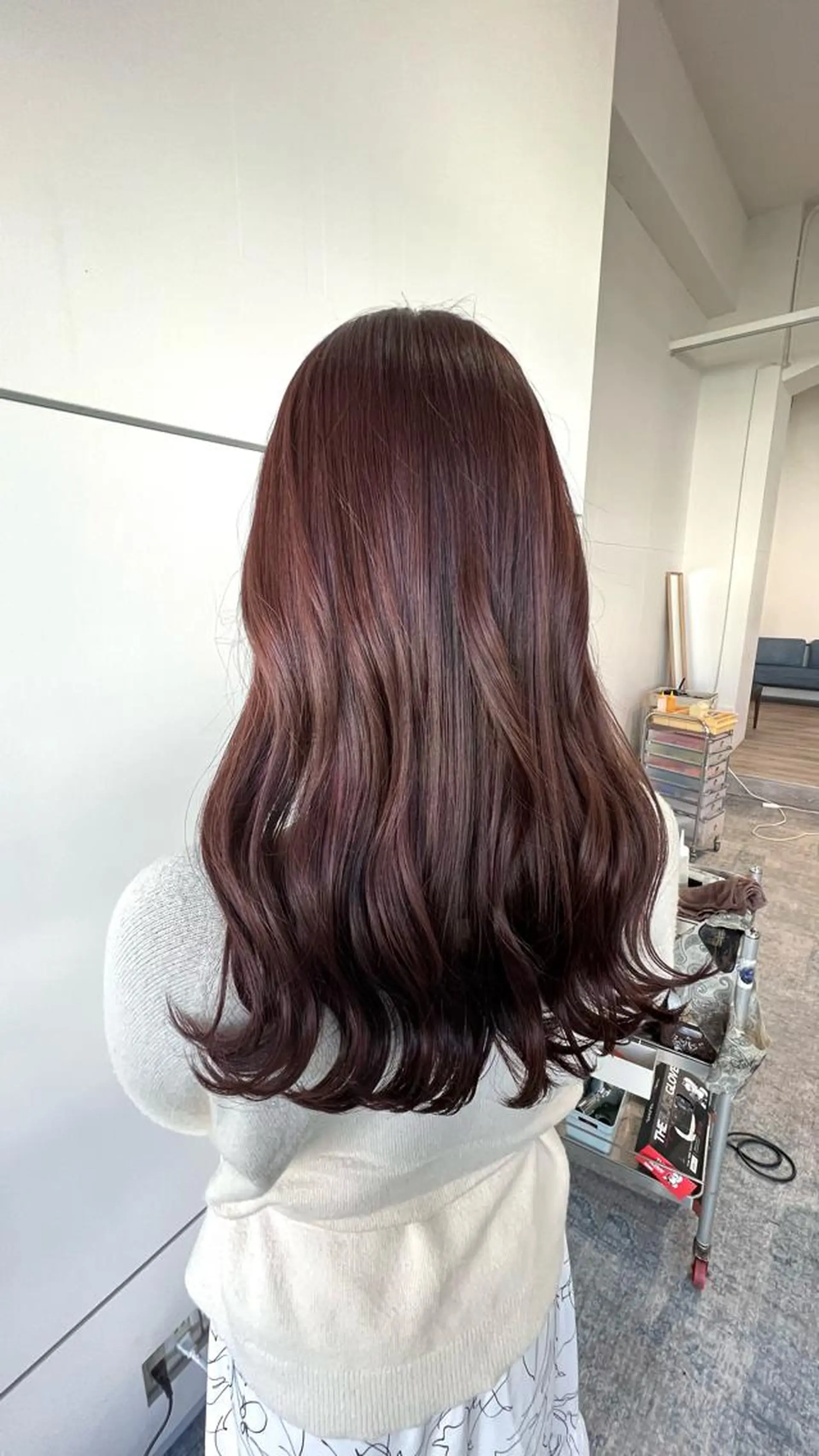 ロング カラー 🌈re-room EIKI🇰🇷のヘアスタイル