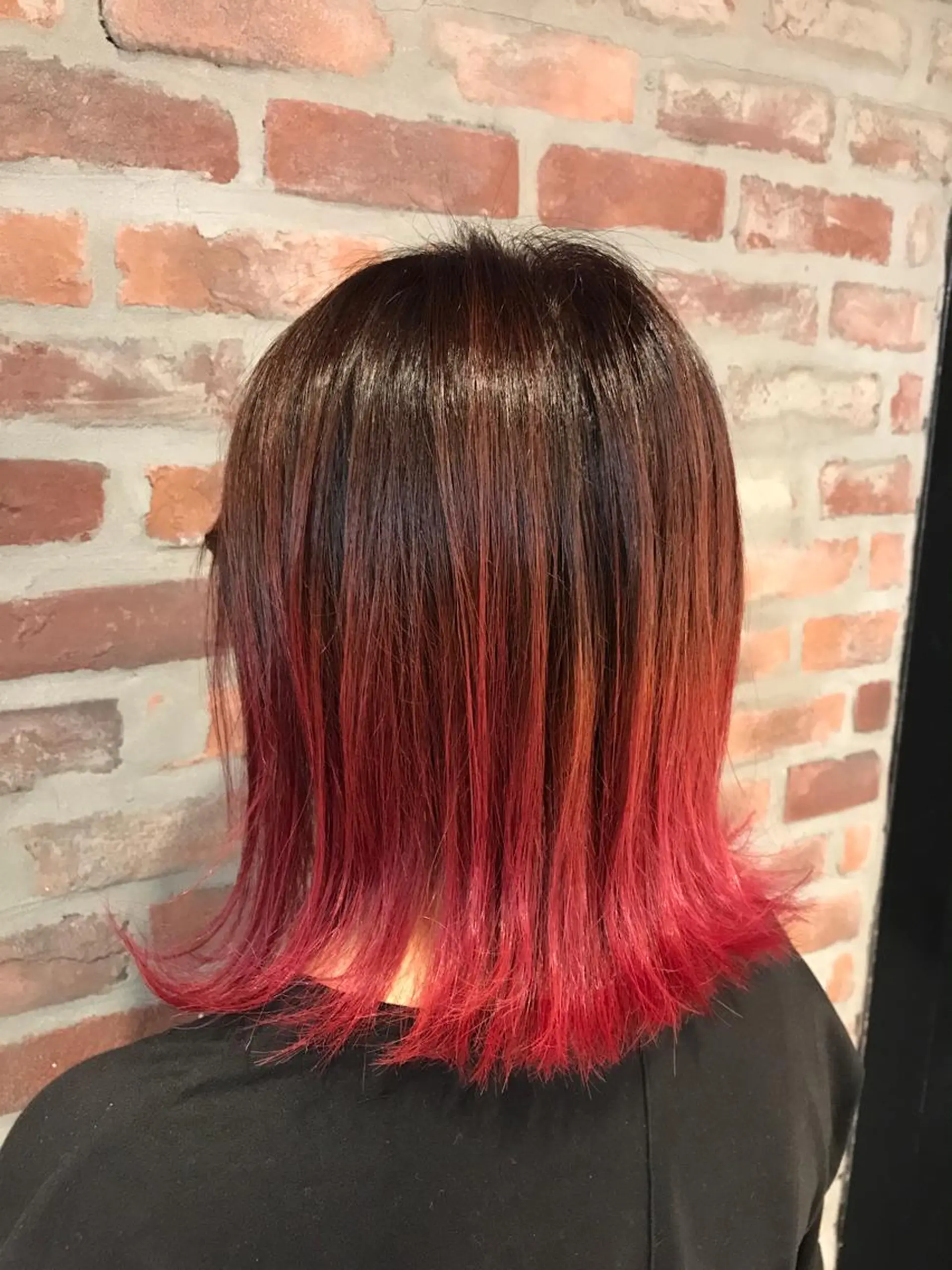 ミディアム カット ヘアカラー slow所属・名取 純平のヘアスタイル