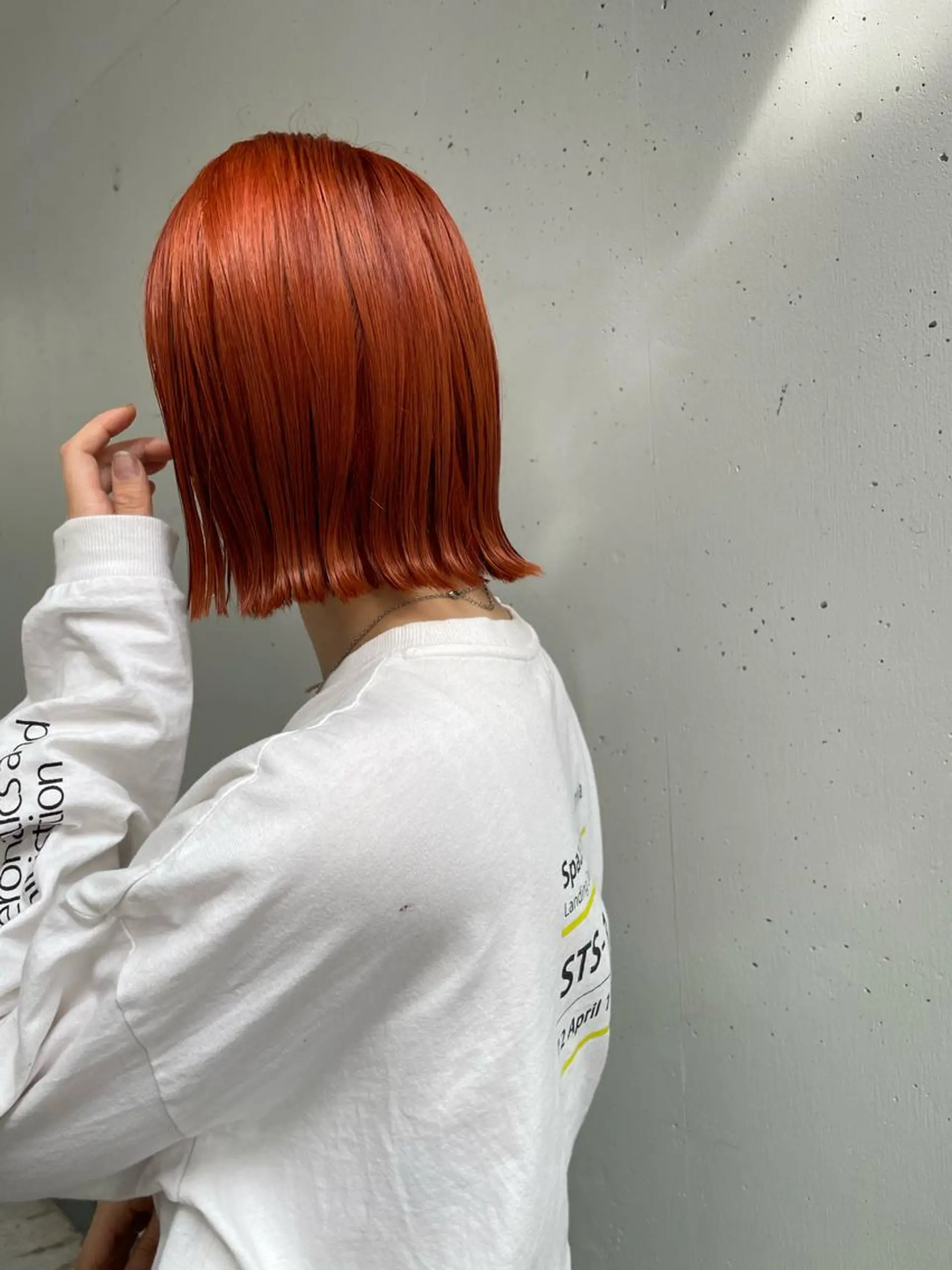 ショート カラー オレンジ お任せヘア☘️☘️ 及川渚のヘアスタイル