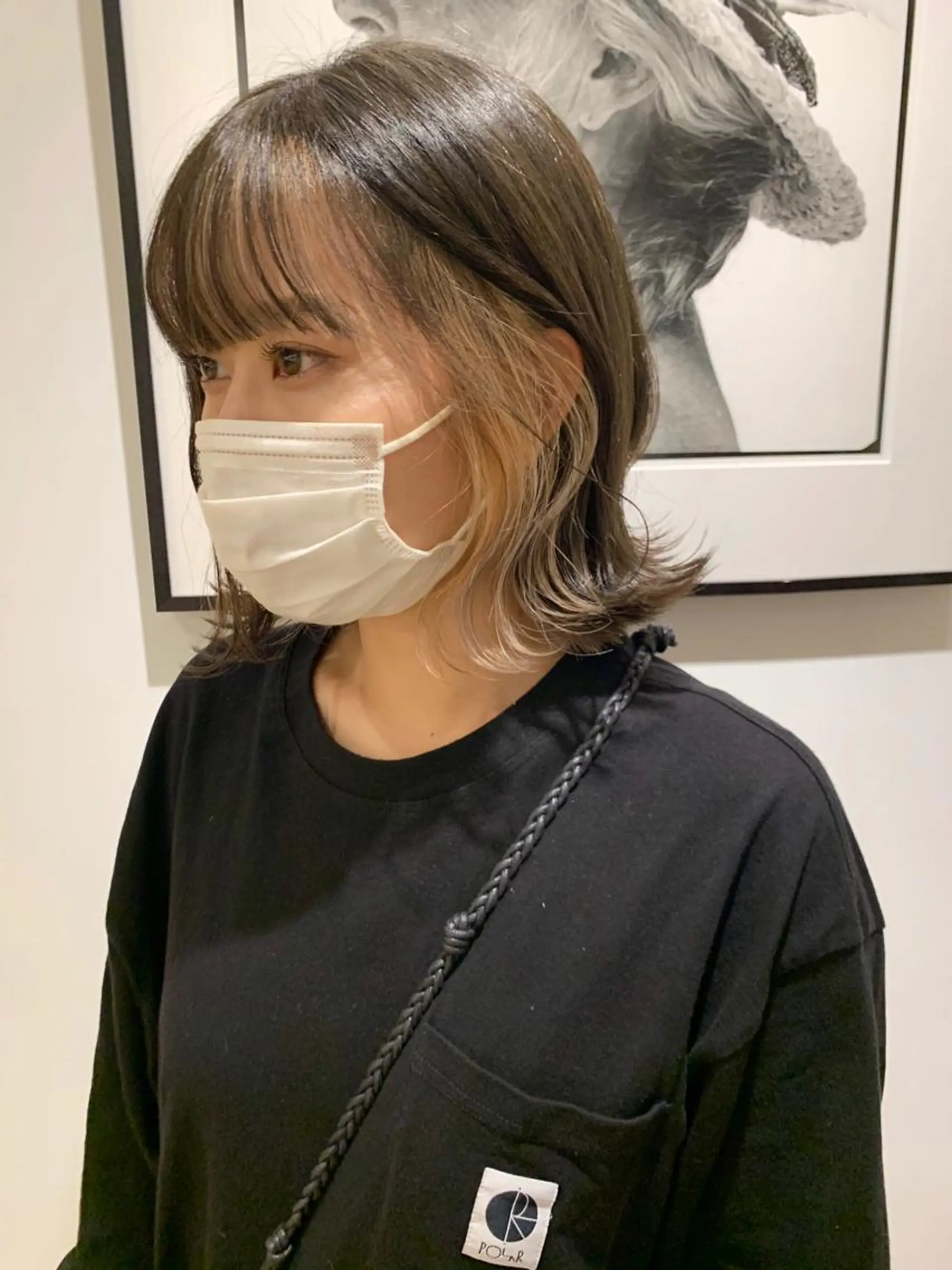 ミディアム LOREN＋透明感 オリーブhirokoのヘアスタイル