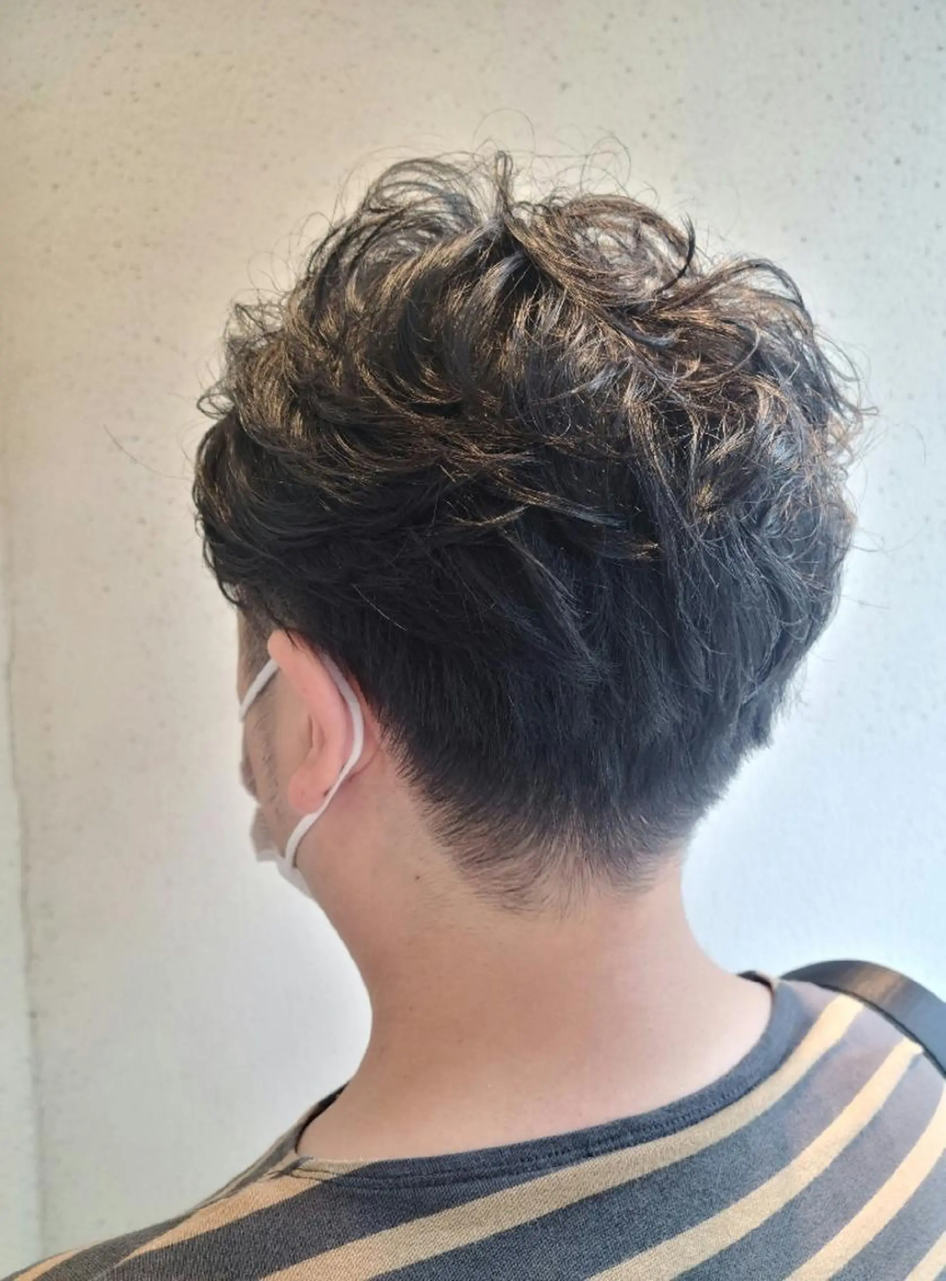 メンズ ショート メンズパーマ 赤松 摩美のヘアスタイル