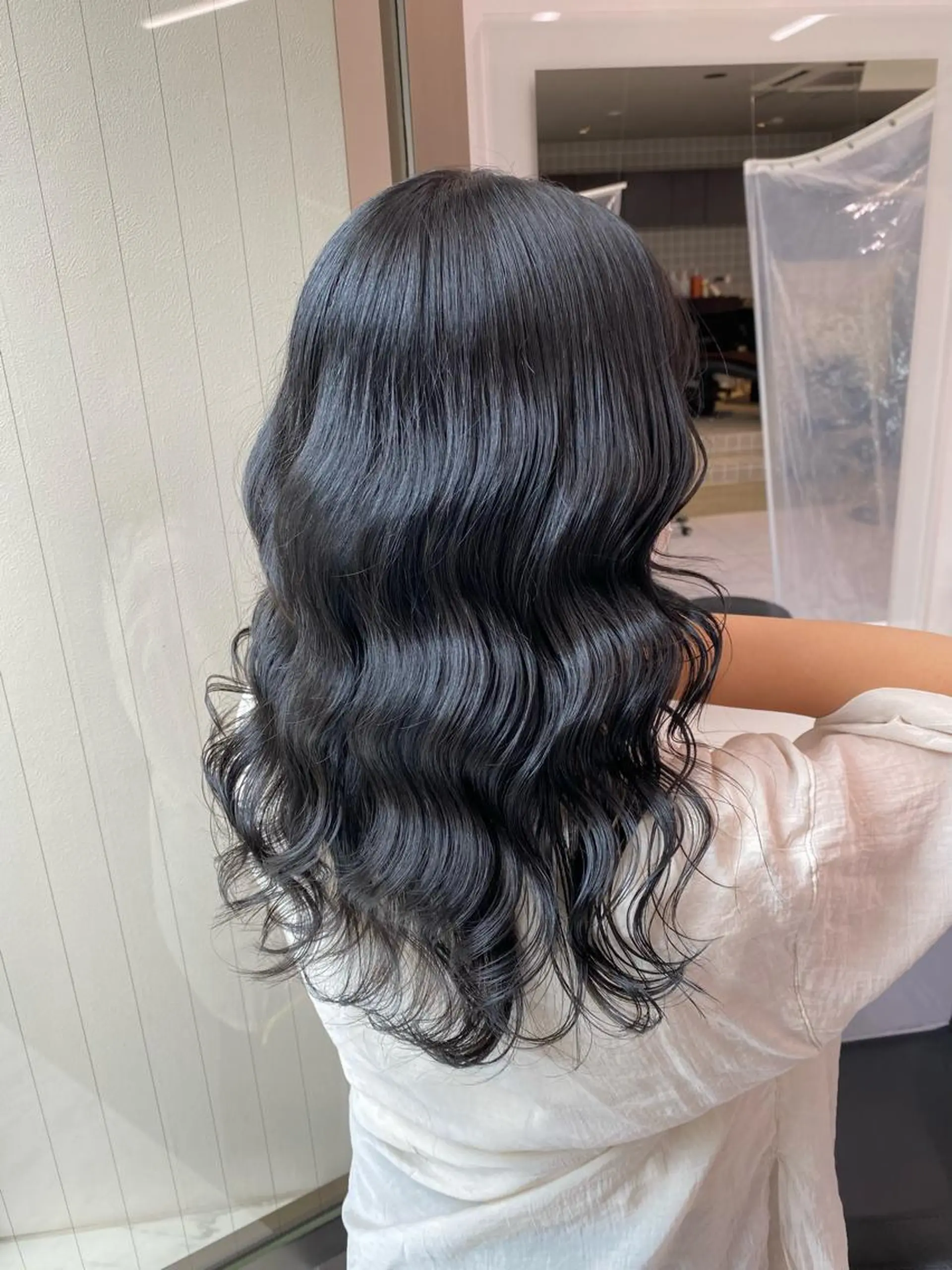 セミロング カラー レイヤー/韓国❣️ 髪質改善/亘紘輝のヘアスタイル