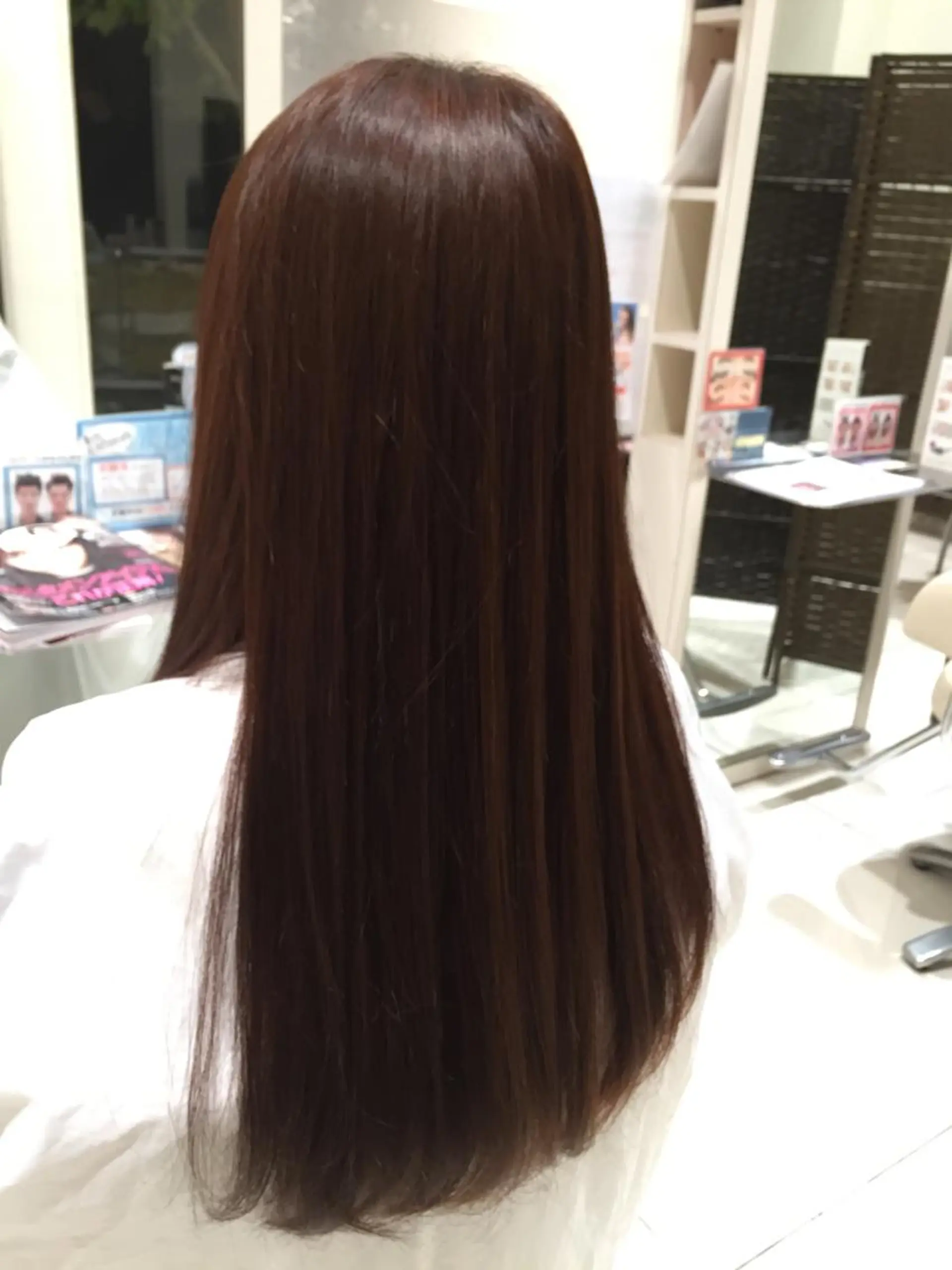 ロング カラー ブラウンカラー 福元 保雄のヘアスタイル